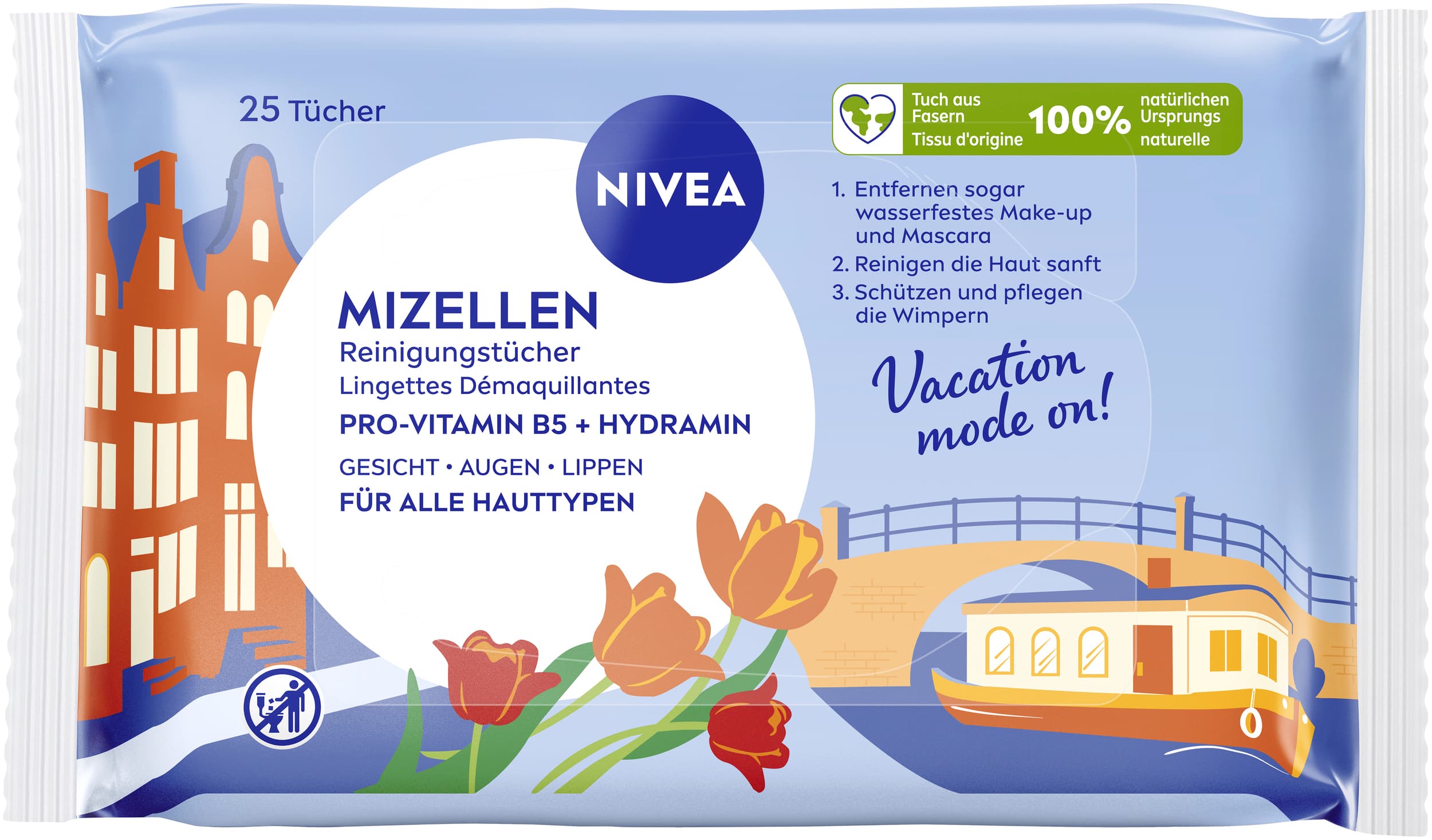 NIVEA Mizellen 3in1 Reinigungstücher für alle Hauttypen