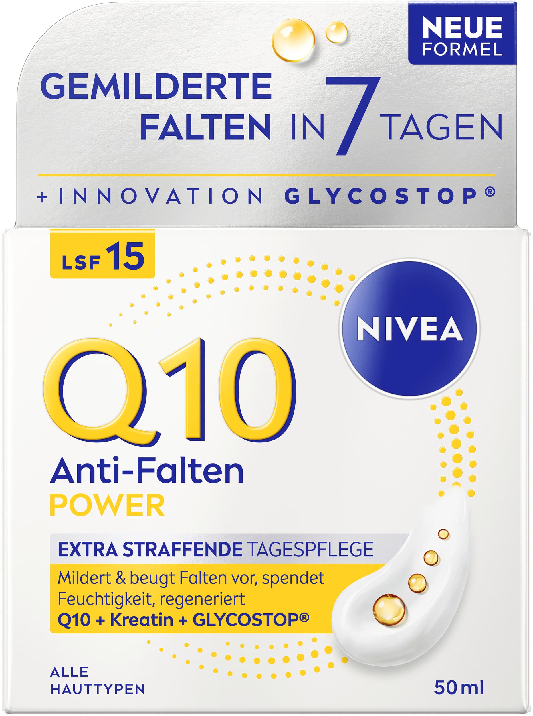 NIVEA Q10 Anti-Falten Power Straffende Tagespflege LSF15