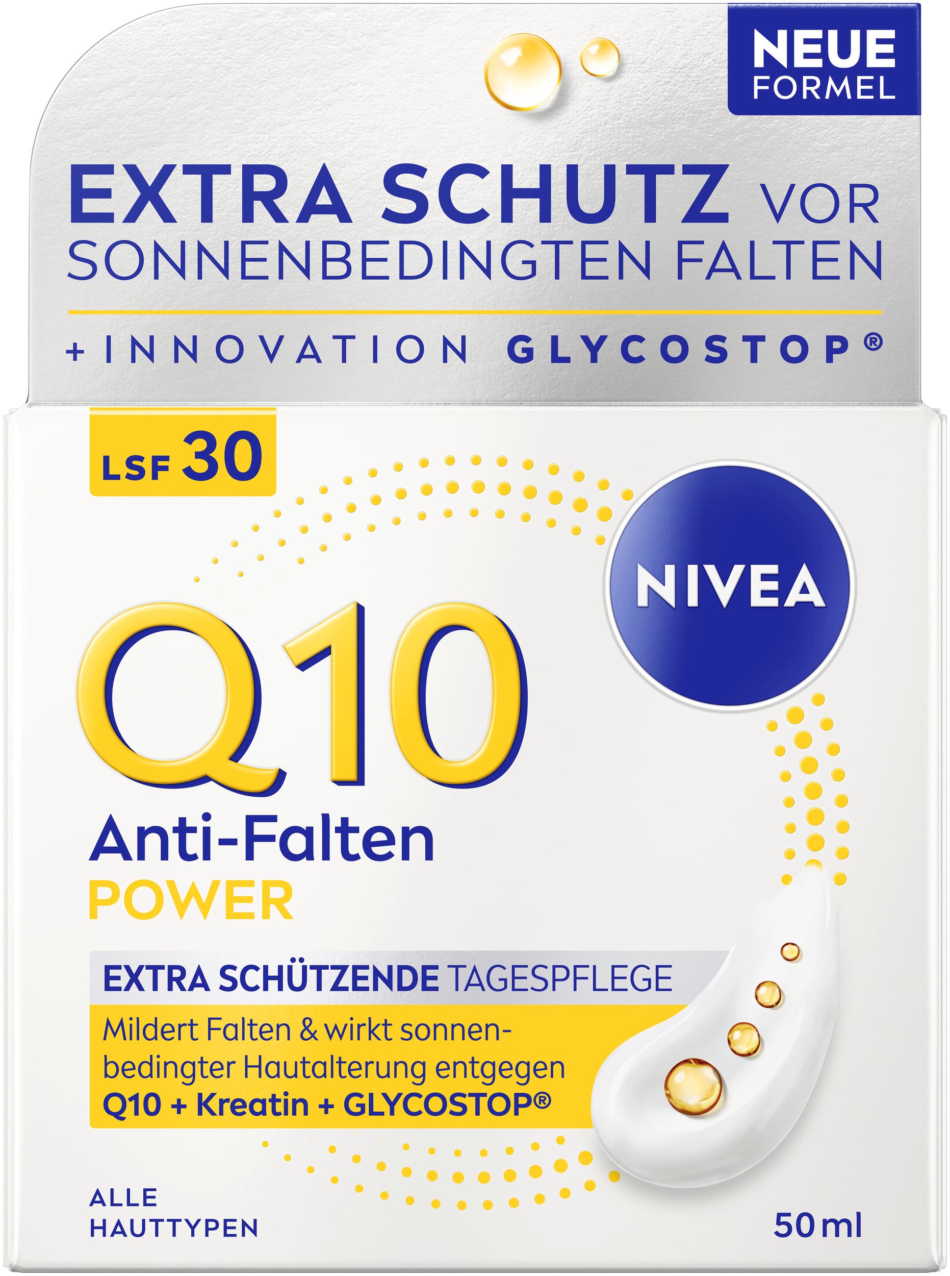 NIVEA Q10 Anti-Falten Power Straffende Tagespflege LSF30