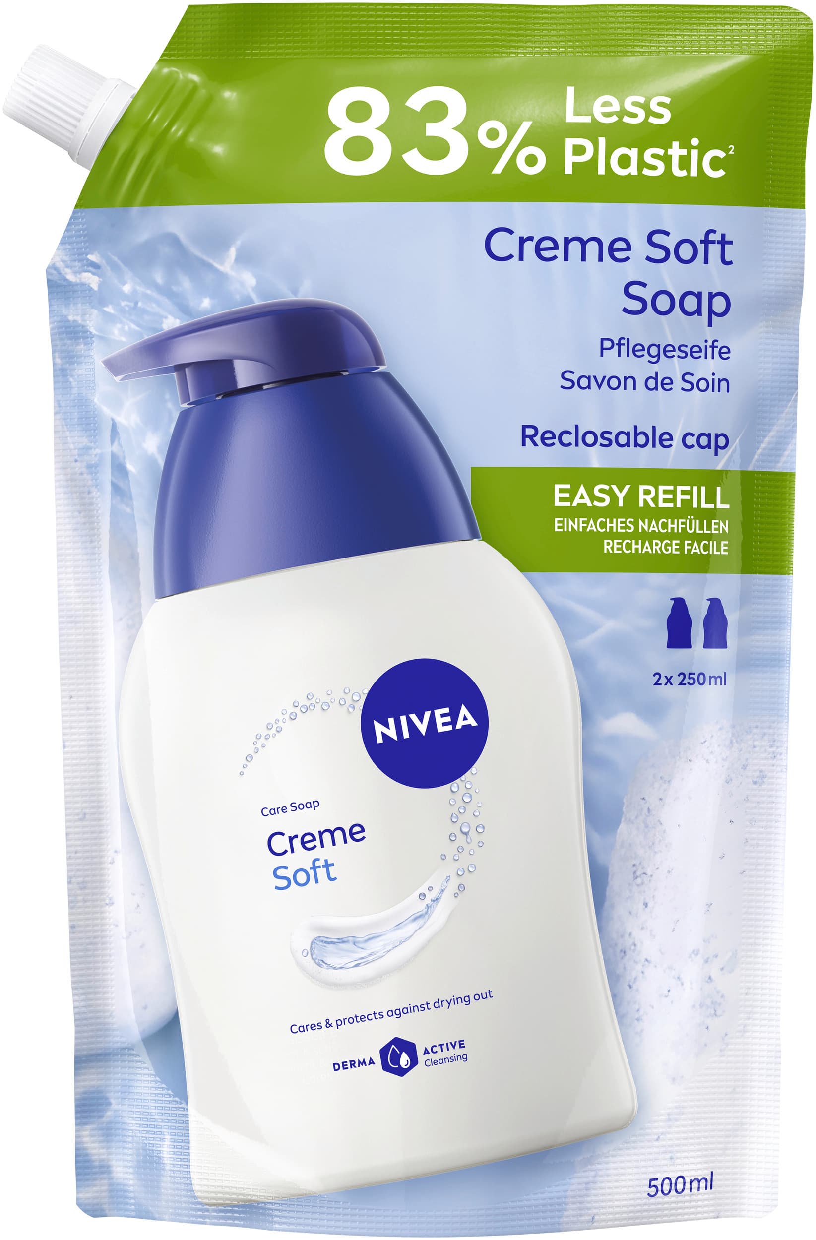 NIVEA Pflegeseife Creme Soft Nachfüllung