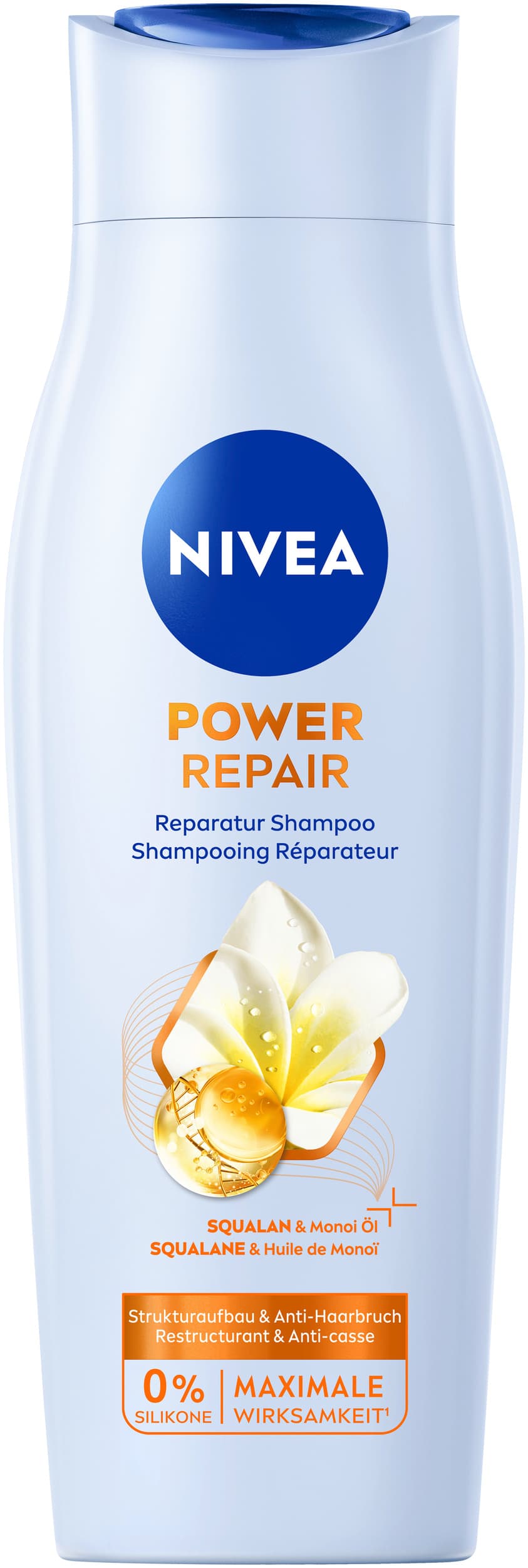 NIVEA Reparatur & Gezielte Pflege Shampoo mit Glanz Serum