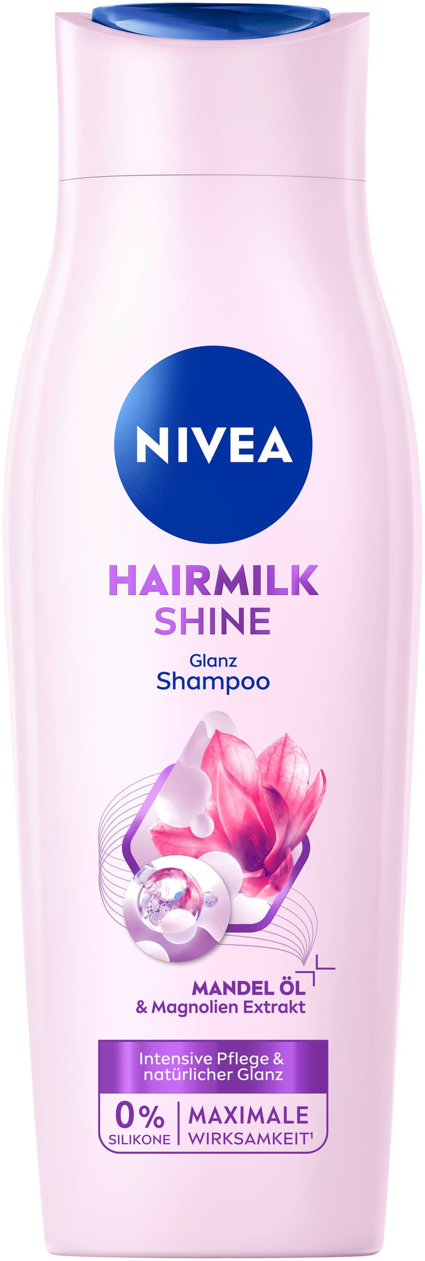 NIVEA Haarmilch Natürlicher Glanz Shampoo mit Mandelmilch
