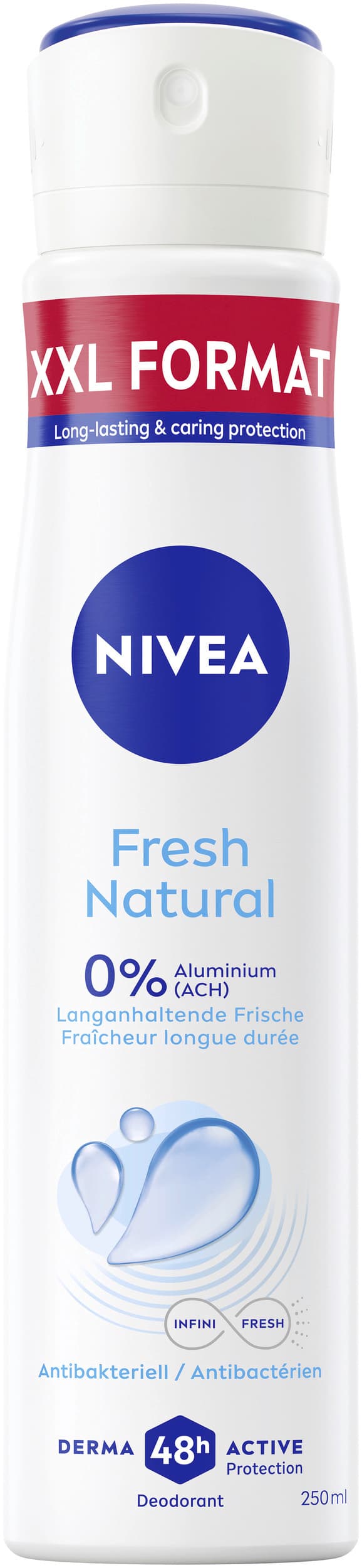 NIVEA Deo Spray Fresh Natural XXL