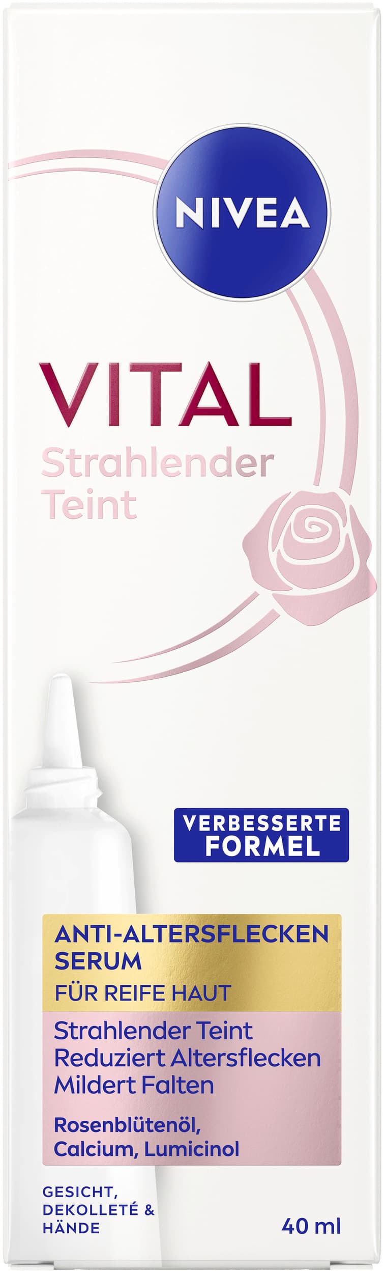 NIVEA VITAL Strahlender Teint 3in1 Beauty Serum für Reife Haut
