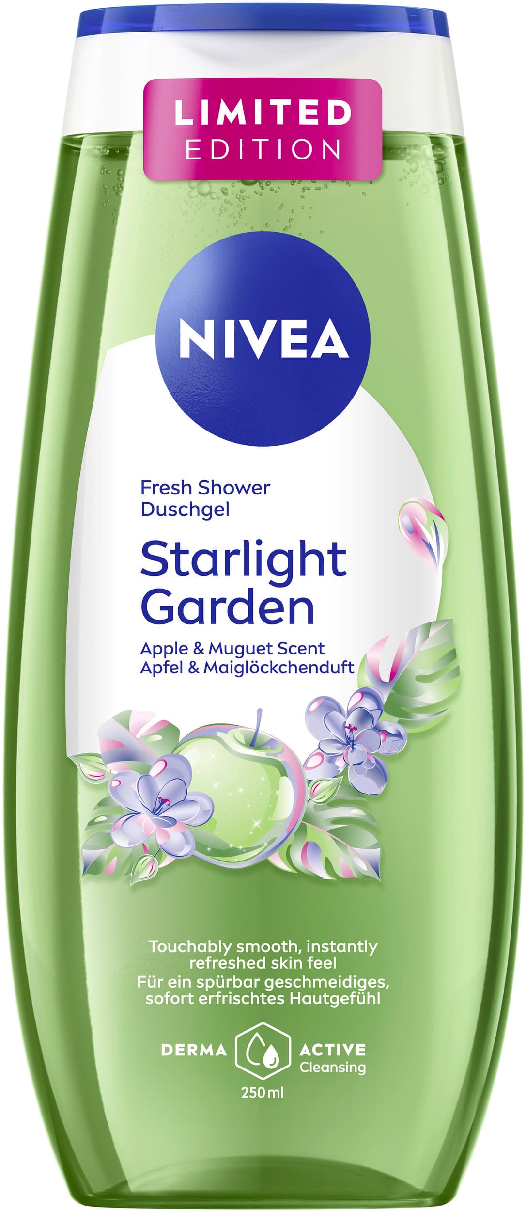 NIVEA Duschgel Starlight Garden Apfel & Maiglöckchenduft
