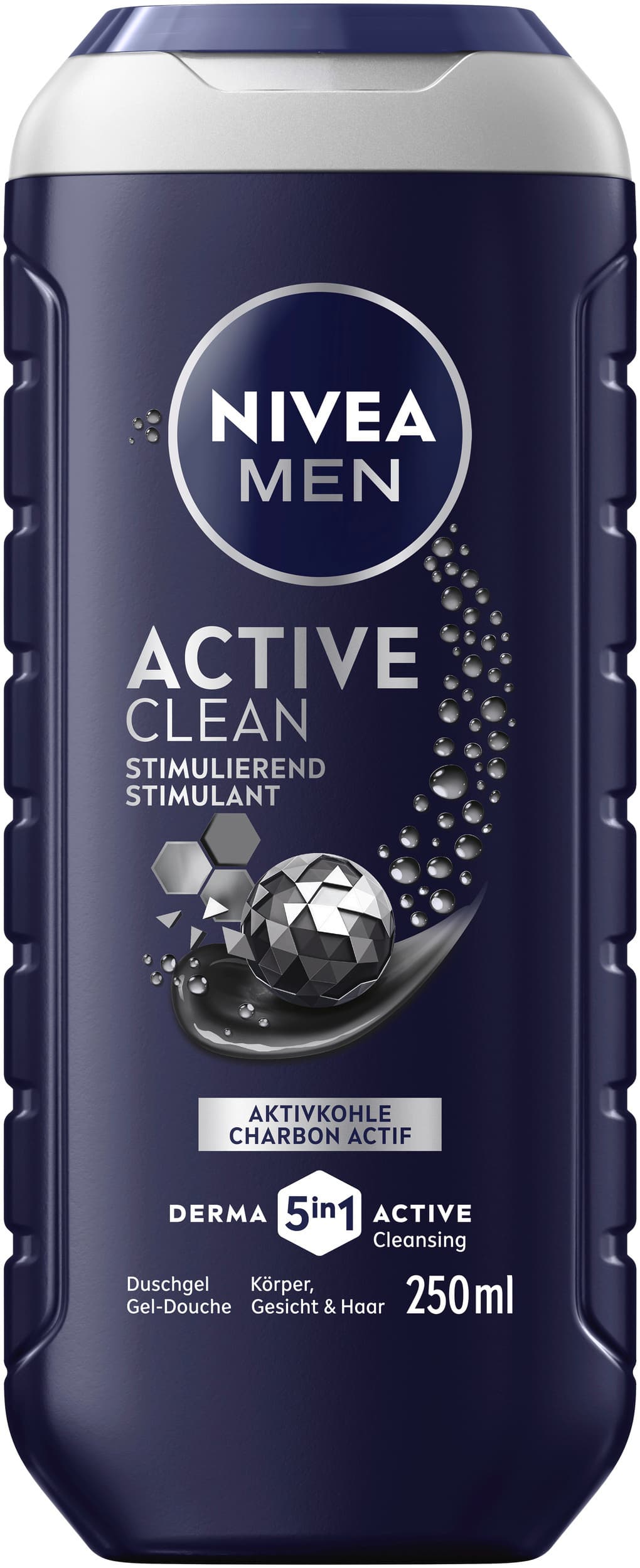 NIVEA MEN Duschgel Active Clean 3 in 1