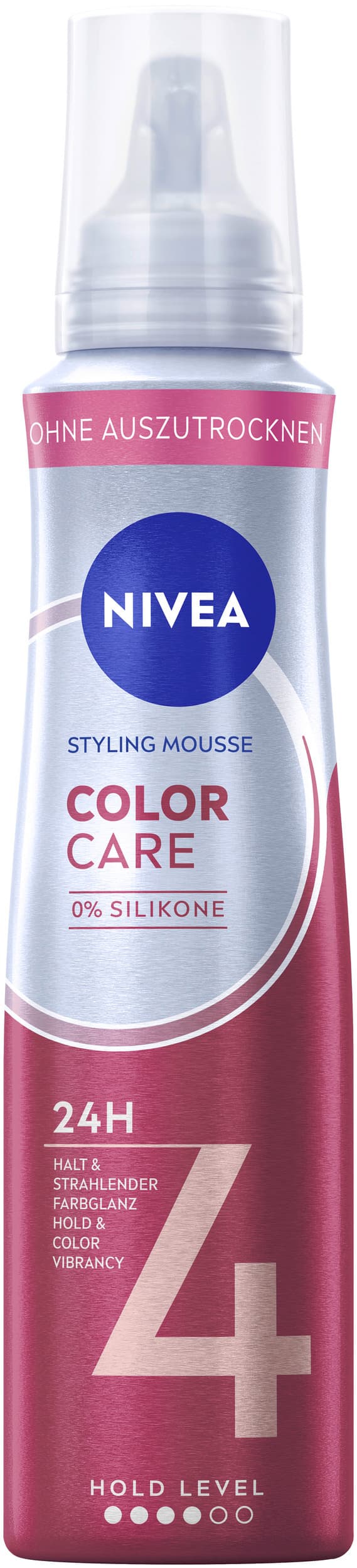 NIVEA Schaumfestiger Color Care 24H Halt & stahlender Glanz