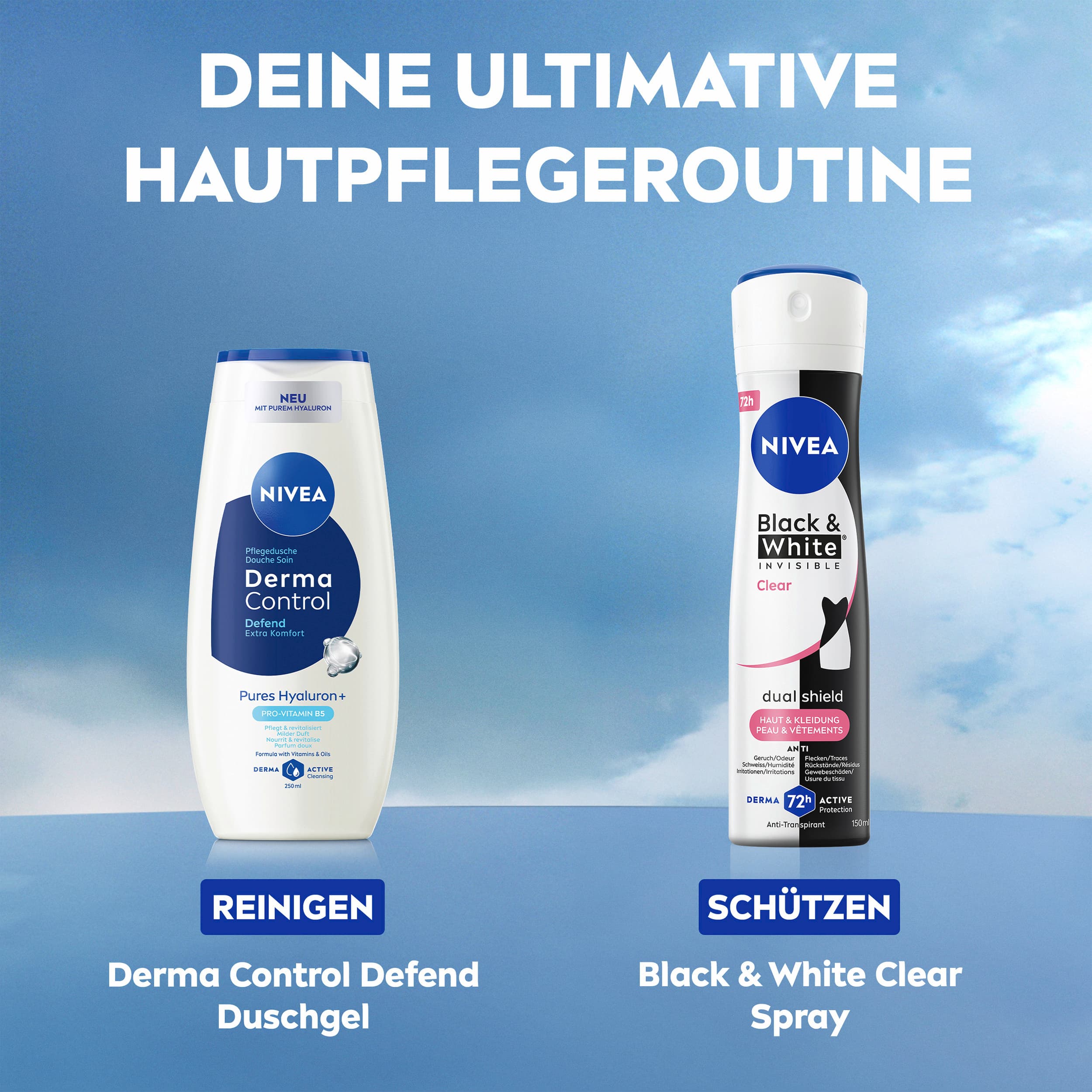 NIVEA Deo Spray Black & White Invisible Clear Anti-Transpirant online bestellen | MLLER NIVEA Deo Spray Black & White Invisible Clear Anti-Transpirant online bestellen | MLLER