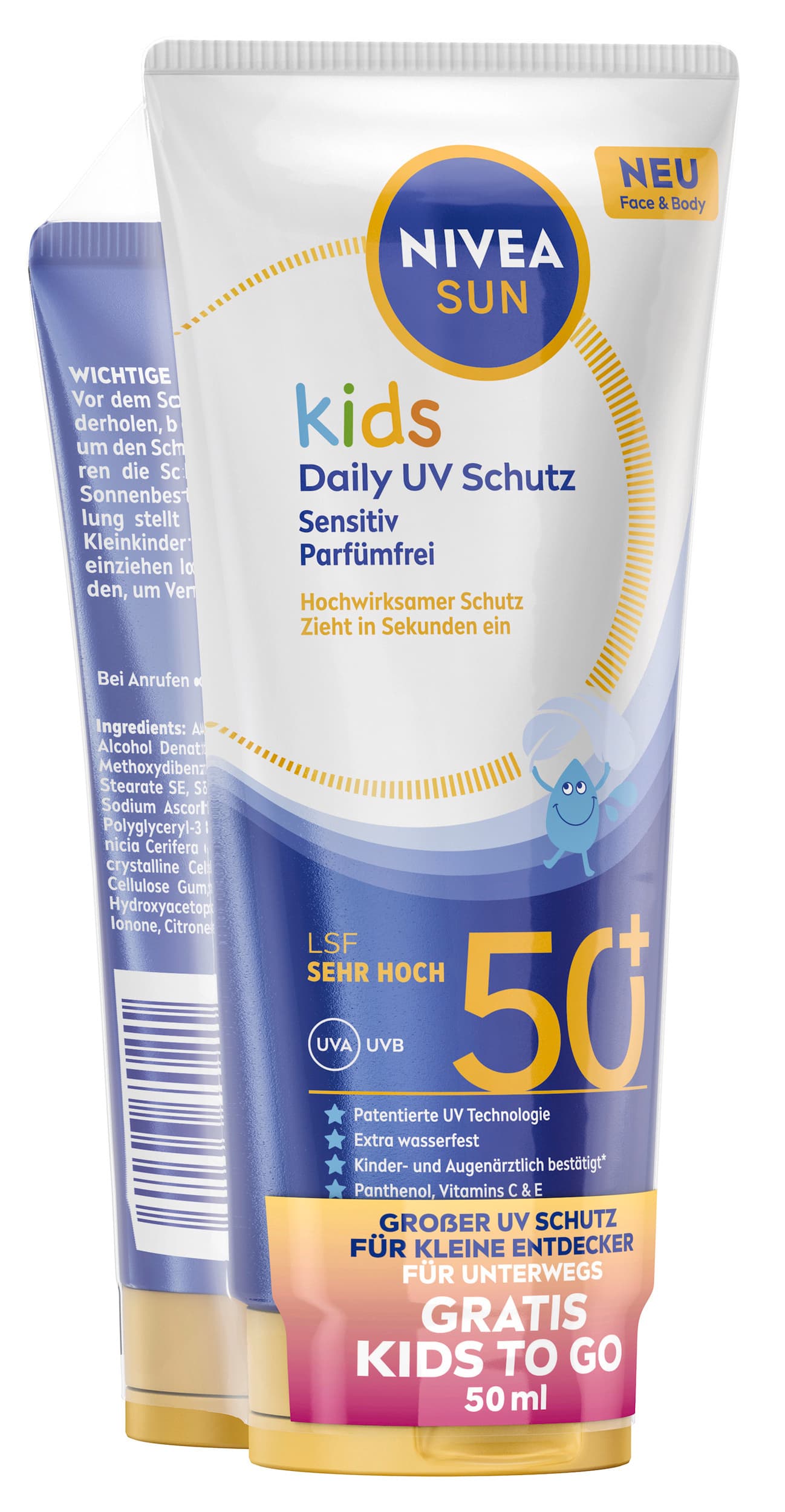 NIVEA SUN Schutz & Pflege To Go Tube LSF 30