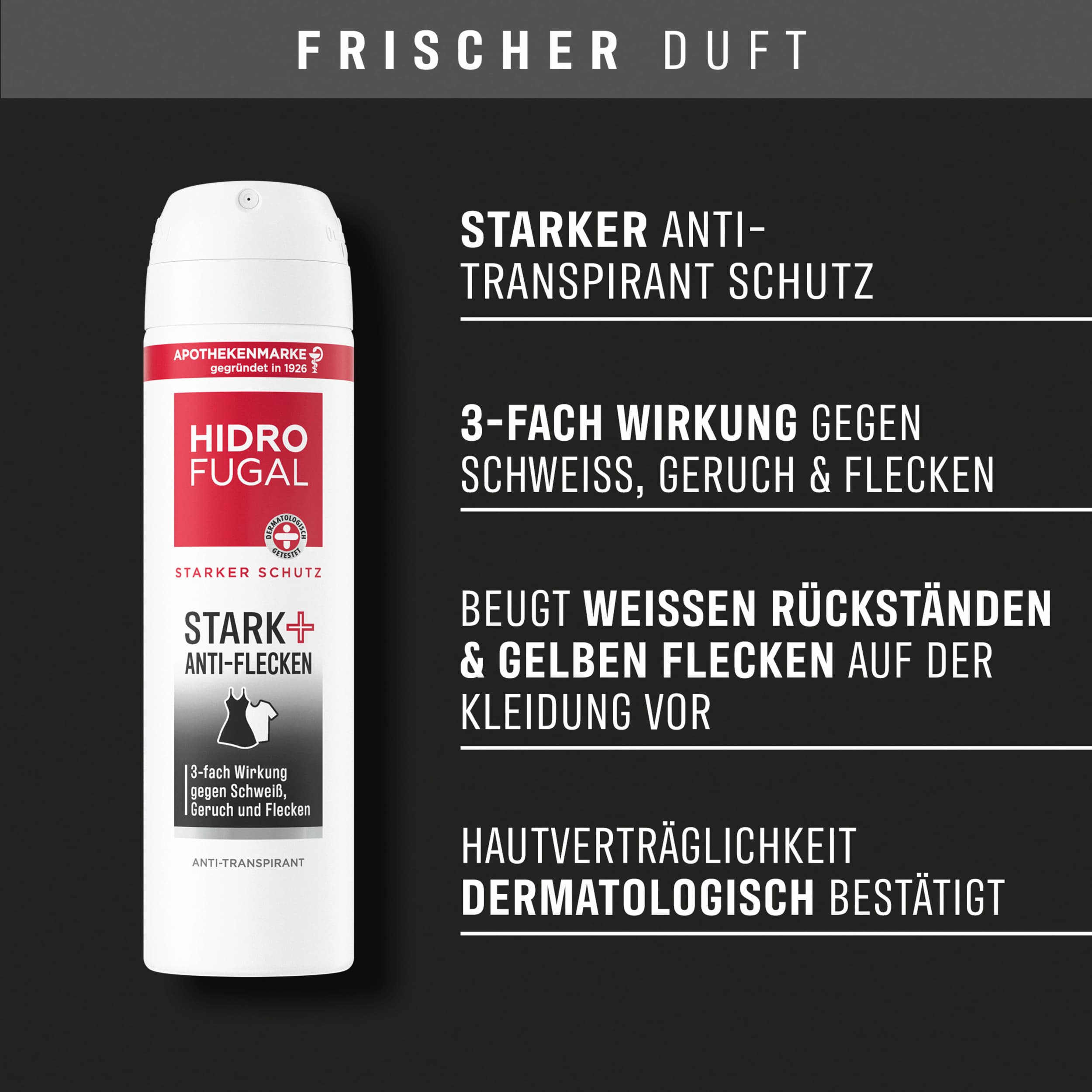 Hidrofugal Deospray Stark & Anti-Flecken Anti-Transpirant online bestellen