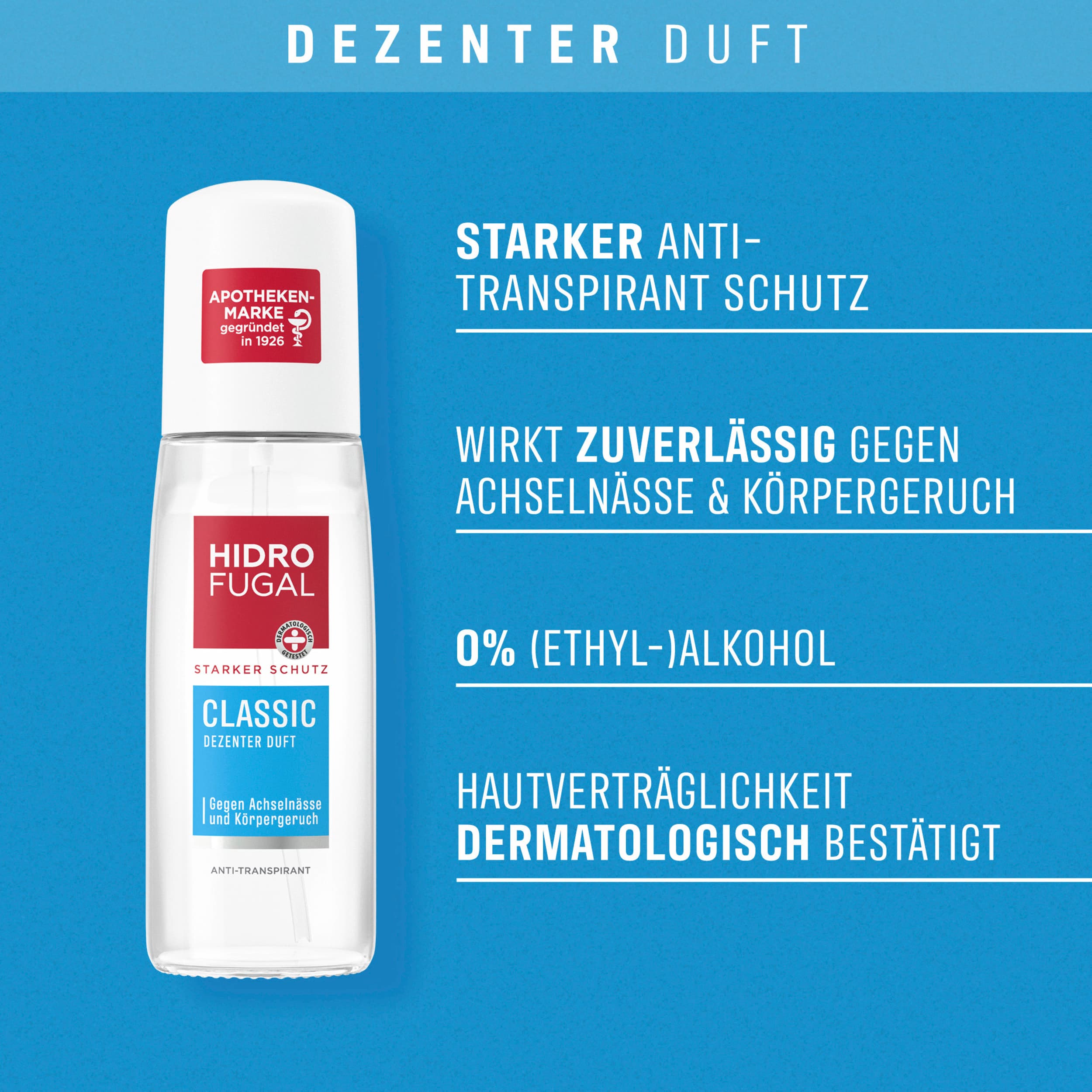HIDROFUGAL Classic Deo-Zerstäuber online bestellen