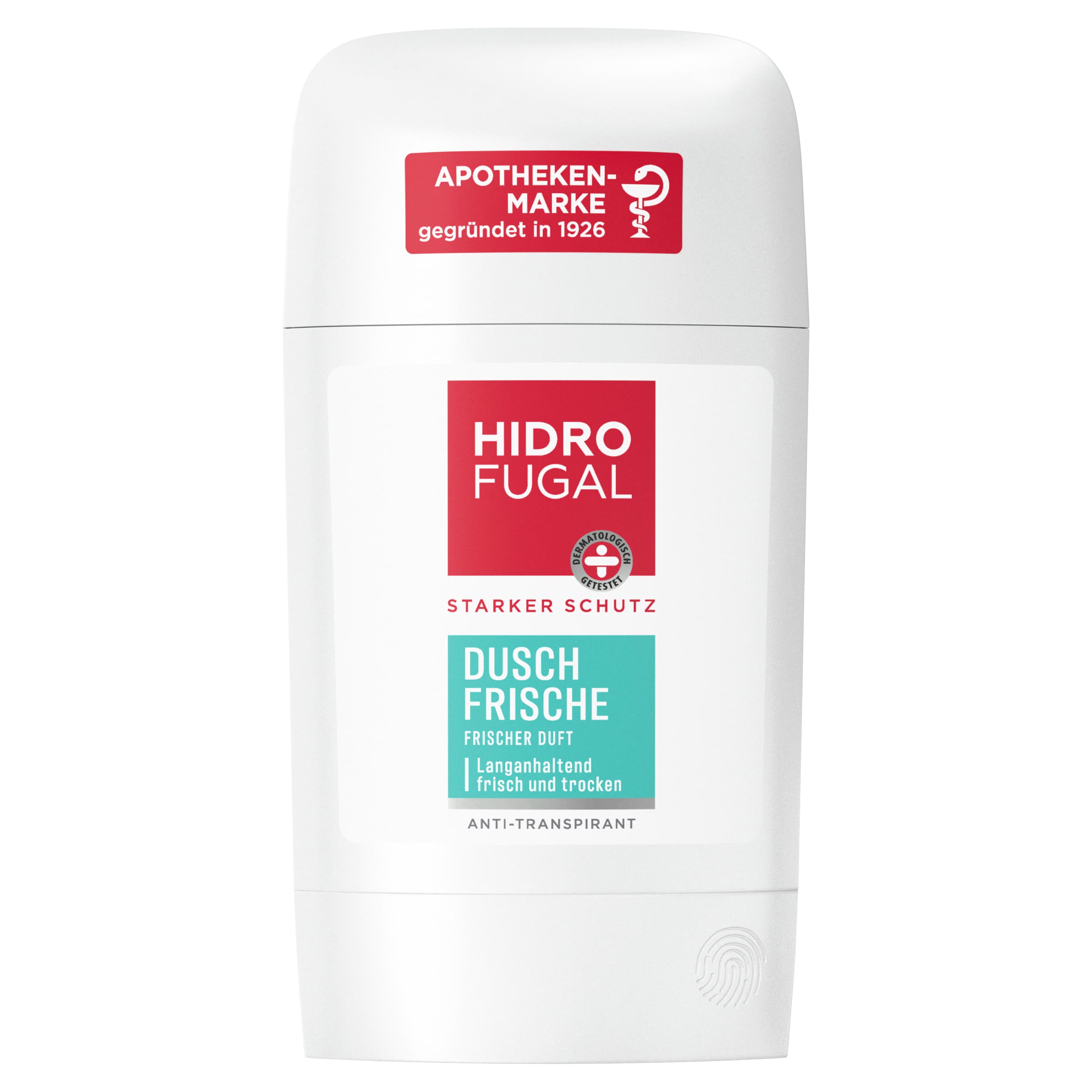 HIDROFUGAL Desodorante Antitranspirante en Barra con Aroma Fresco para la Ducha 50 ml