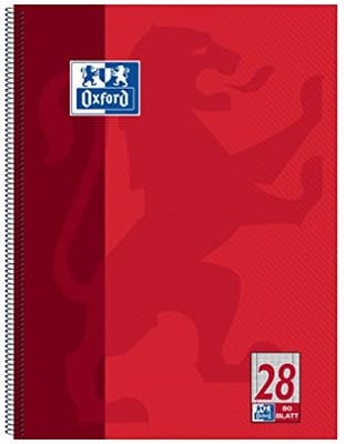 Oxford Collegeblock A4 im 3er Pack kariert