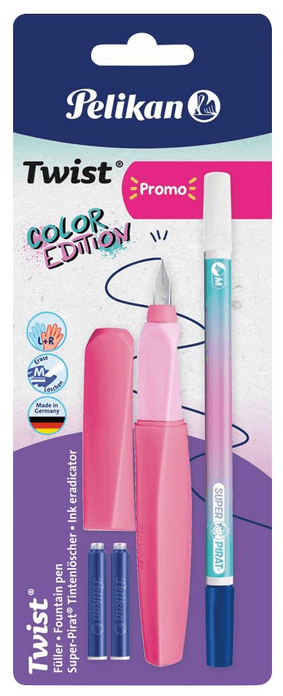 Pelikan Füller-Set Twist P457 Feder M pink