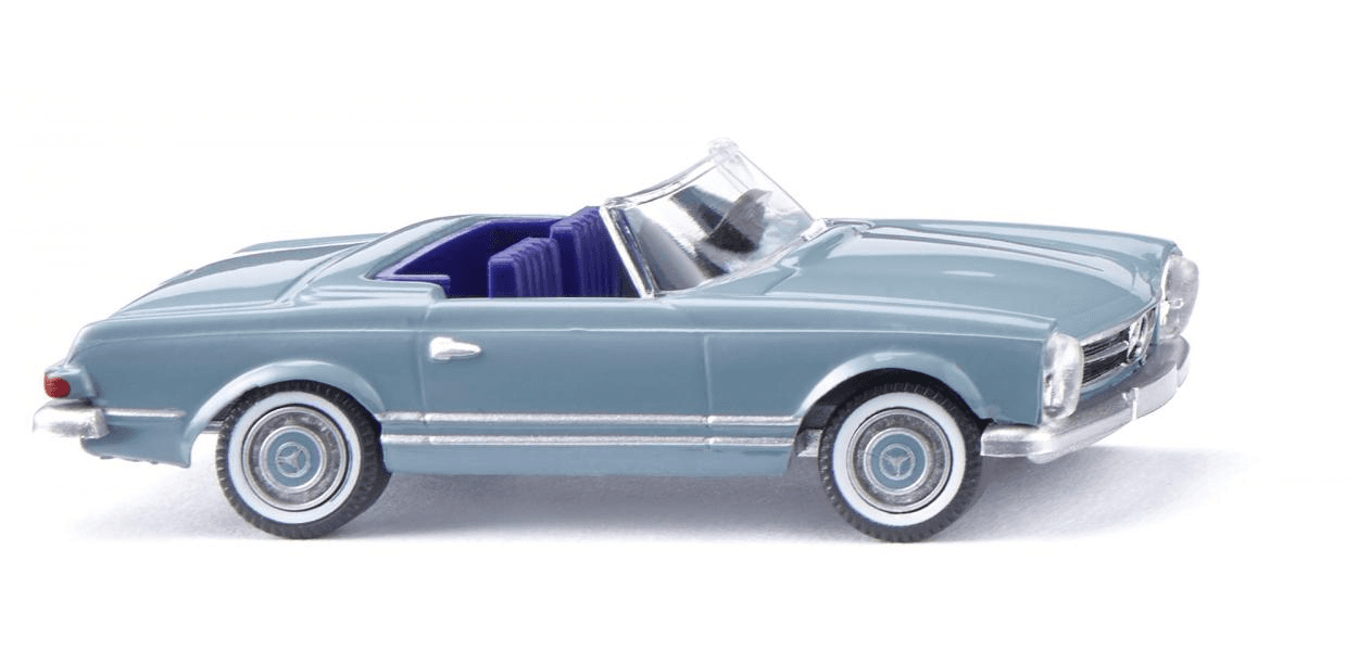 WIKING 014248 1:87 Mercedes-Benz 280 SL Cabrio horizontblau