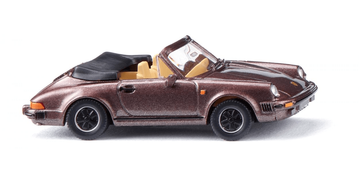 WIKING 016204 1:87 Porsche 911 SC Cabrio rauchquarz-metallic