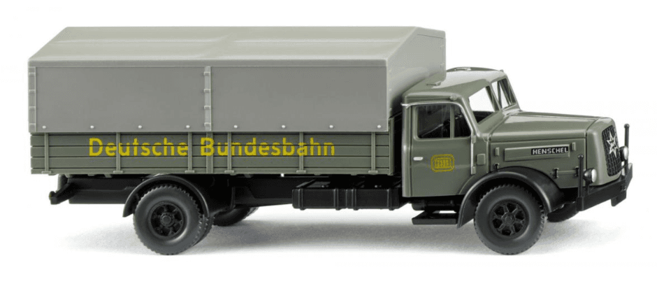 WIKING 041501 Henschel HS 140 Pritschen-Lkw Deutsche Bundesbahn, Modell 1:87