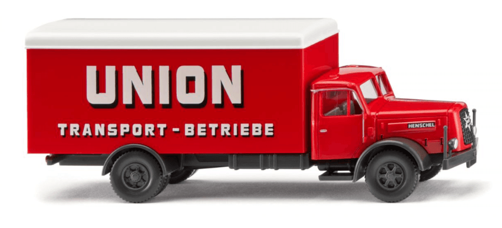 WIKING 041502 Henschel HS 140 Koffer-Lkw Union Transport 1:87