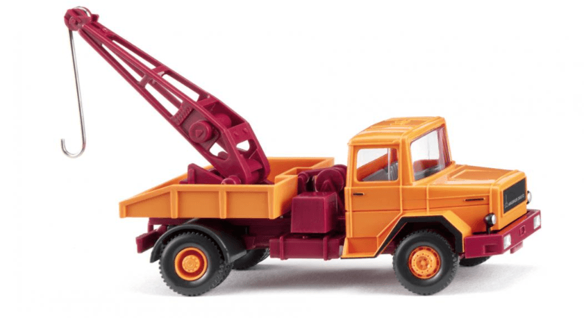 WIKING 063411 Magirus Deutz Abschleppwagen gelborange, Modell-Lkw 1:87