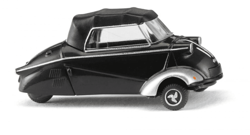 WIKING 081208 Messerschmitt KR 201 Kabinenroller schwarz, Modellauto 1:87