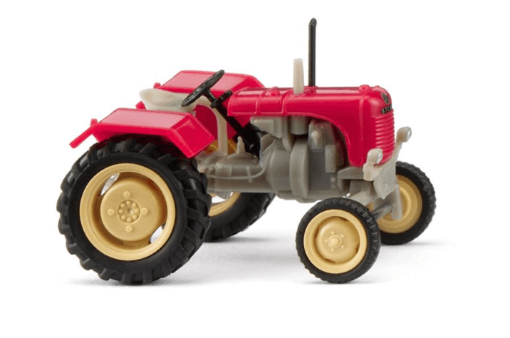 WIKING 087647 Steyr 80 Traktor karminrot, Modell 1:87