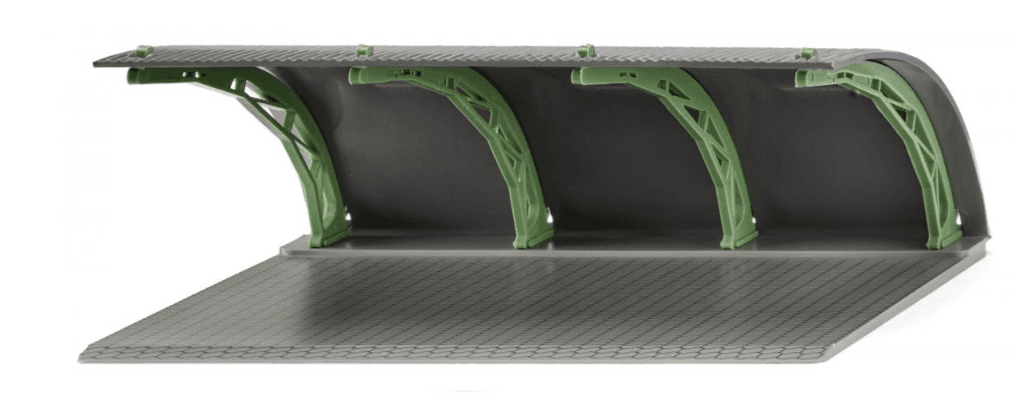 WIKING 115003 Parkhalle betongrau Zubehör 1:87