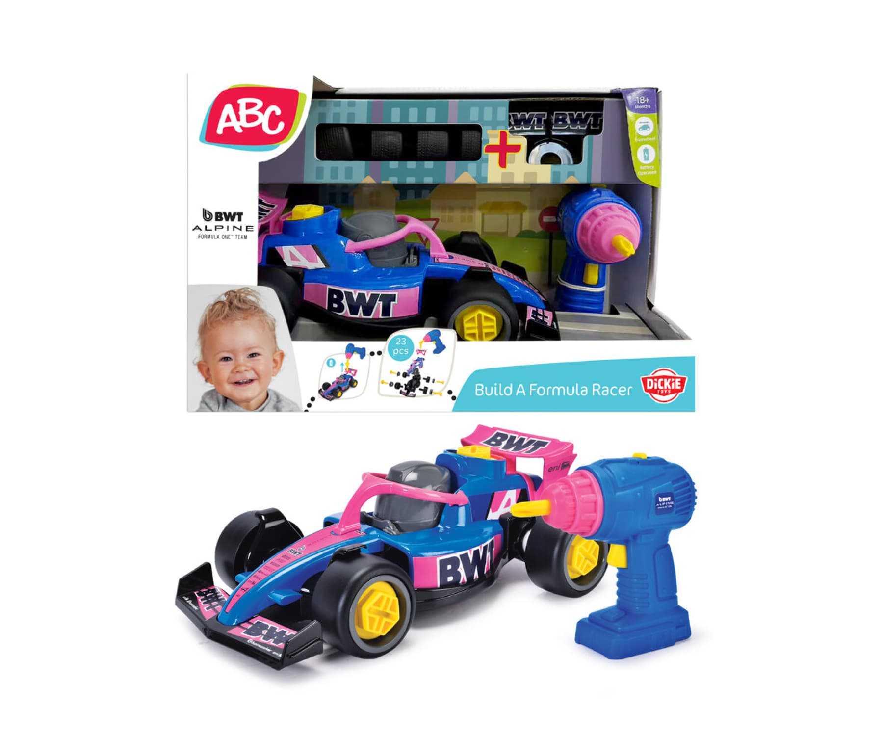 Dickie Toys - ABC Build A Alpine Racing Car