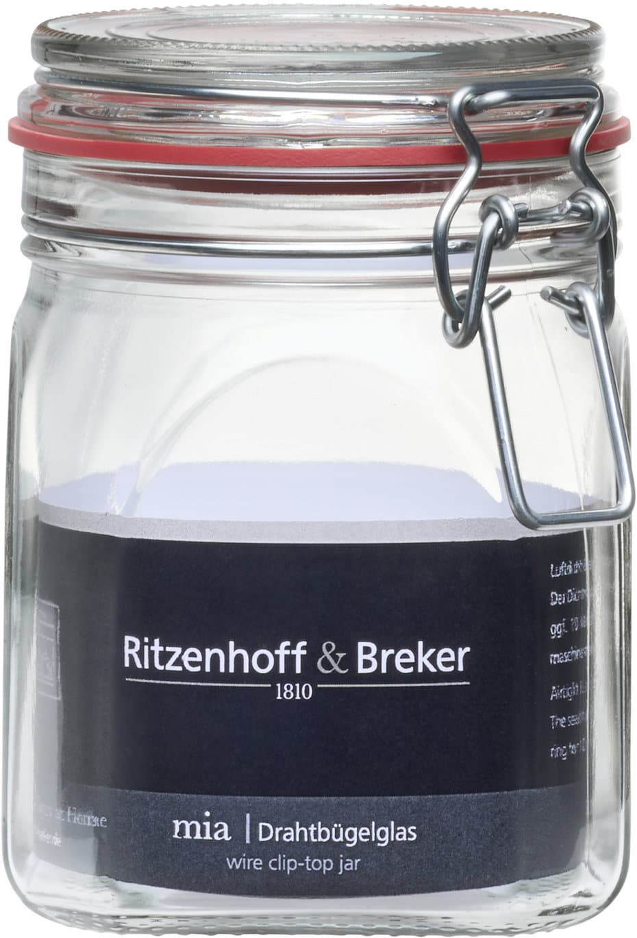 Ritzenhoff & Breker Drahtbügelglas Mia 900ml