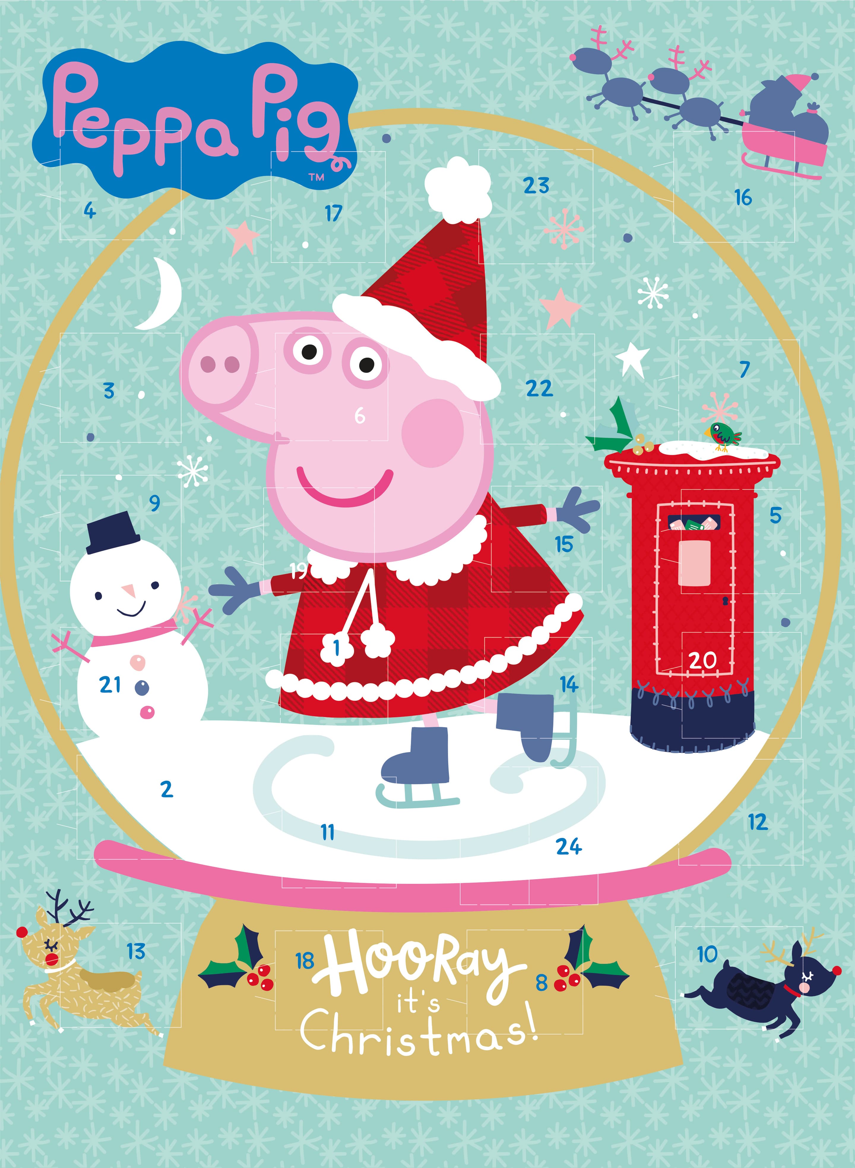 Schokoladenadventskalender sortiert