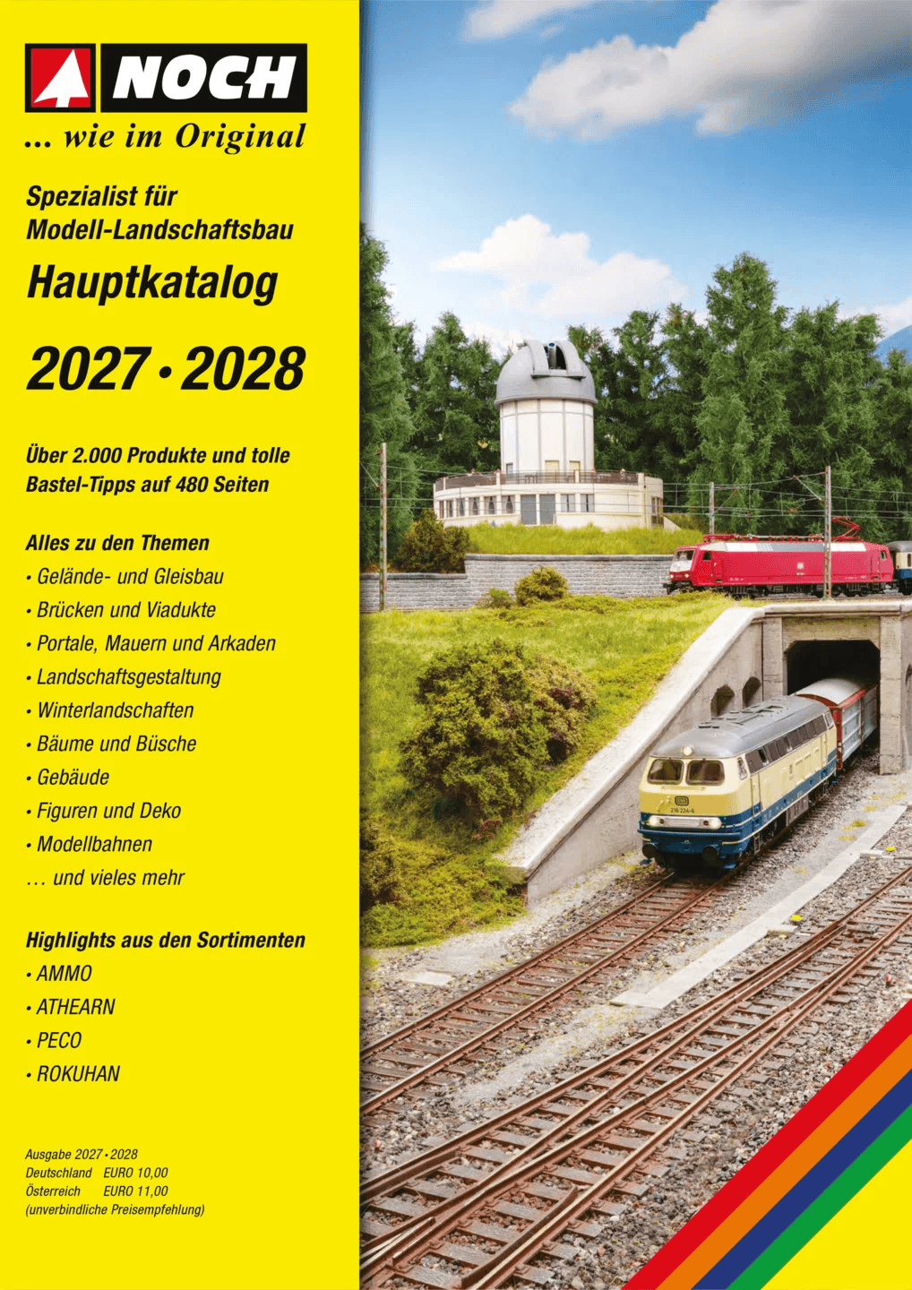NOCH Katalog 2027/2028 Deutsch – 482 Seiten Modellbau-Inspiration
