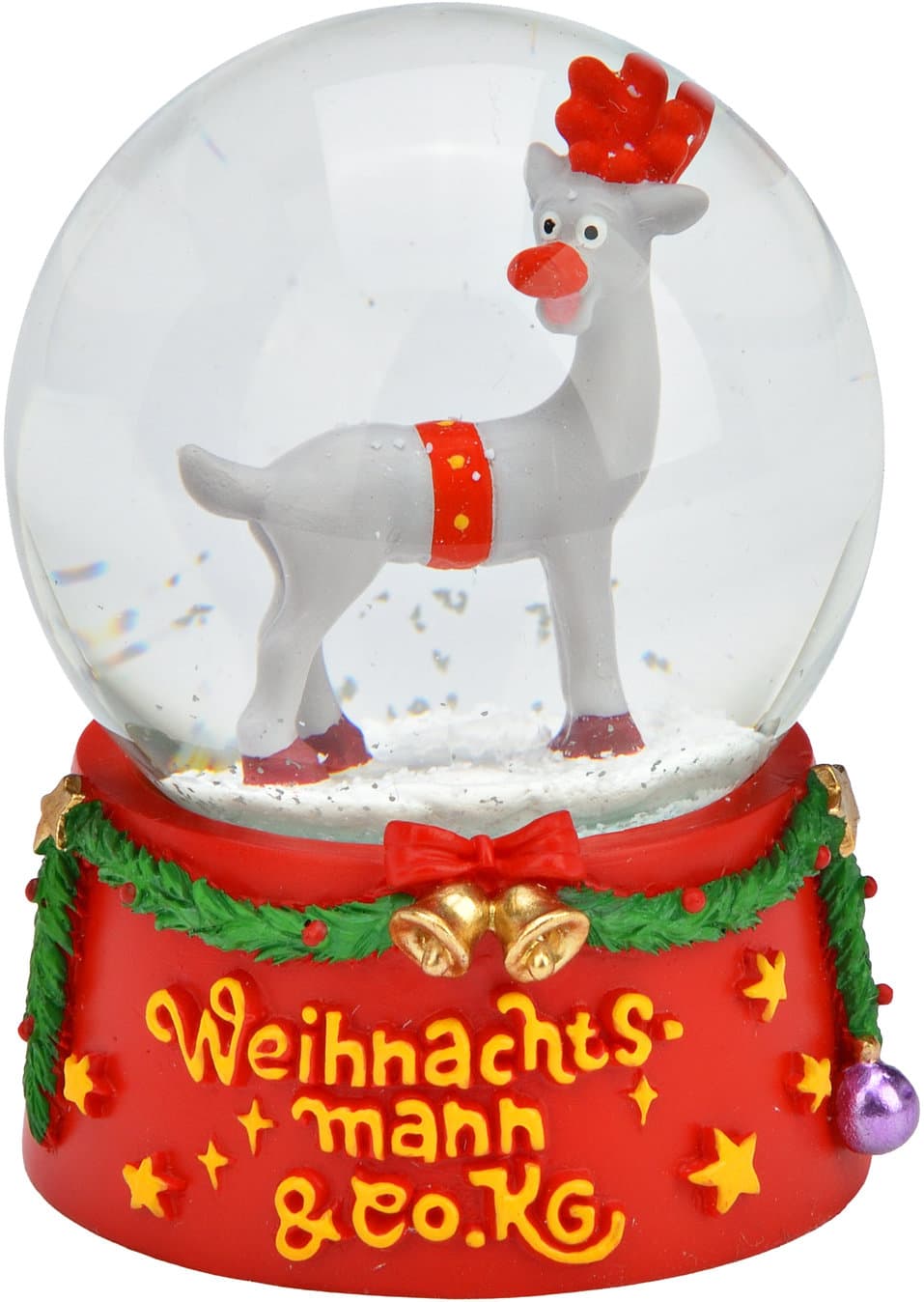 Weihnachtsmann & Co. KG Schneekugel Rudy