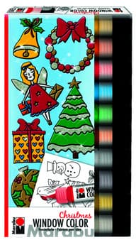 Marabu Window Color 10er Set „Christmas“