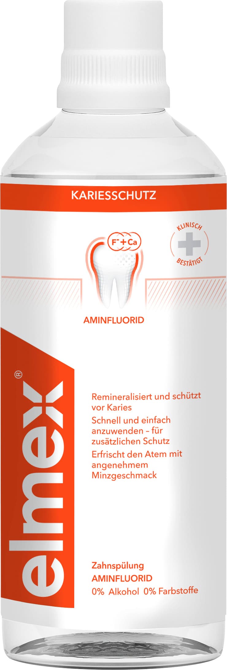 elmex Mundspülung Kariesschutz – antibakterielle Zahnreinigung ohne Alkohol schützt effektiv vor Karies