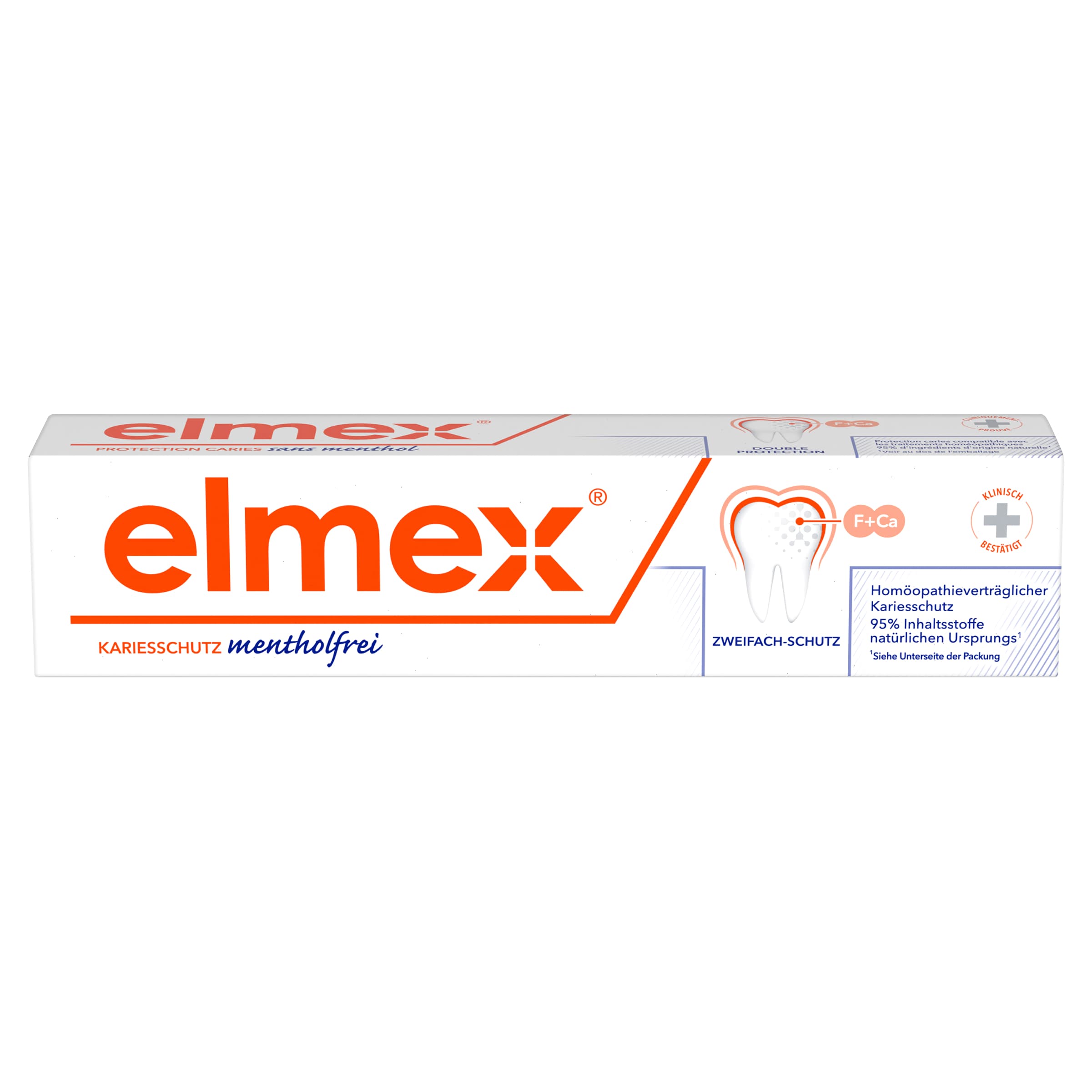elmex Zahnpasta mentholfrei - mit Homöopathen entwickelt