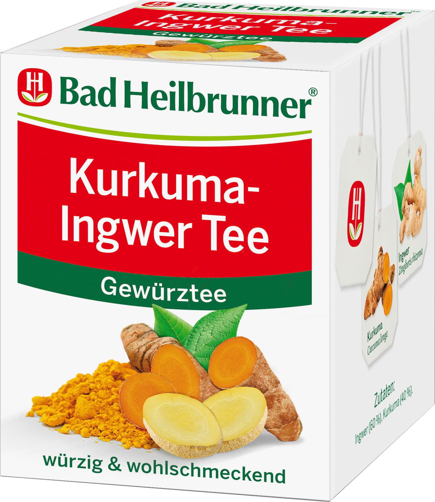 Bad Heilbrunner Kurkuma-Ingwer Tee Gewürztee