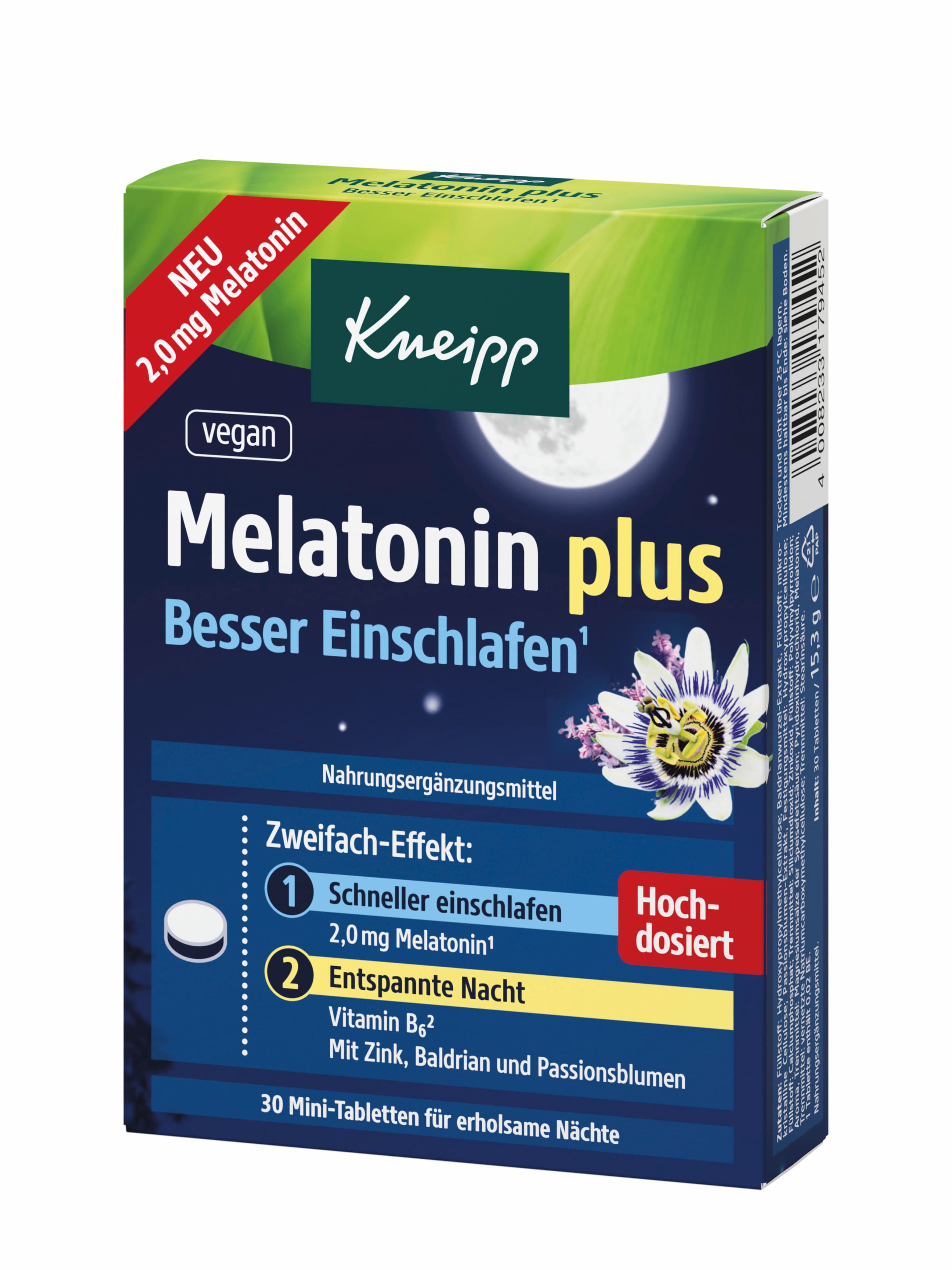 Kneipp Melatonin plus 30 Tbl.
