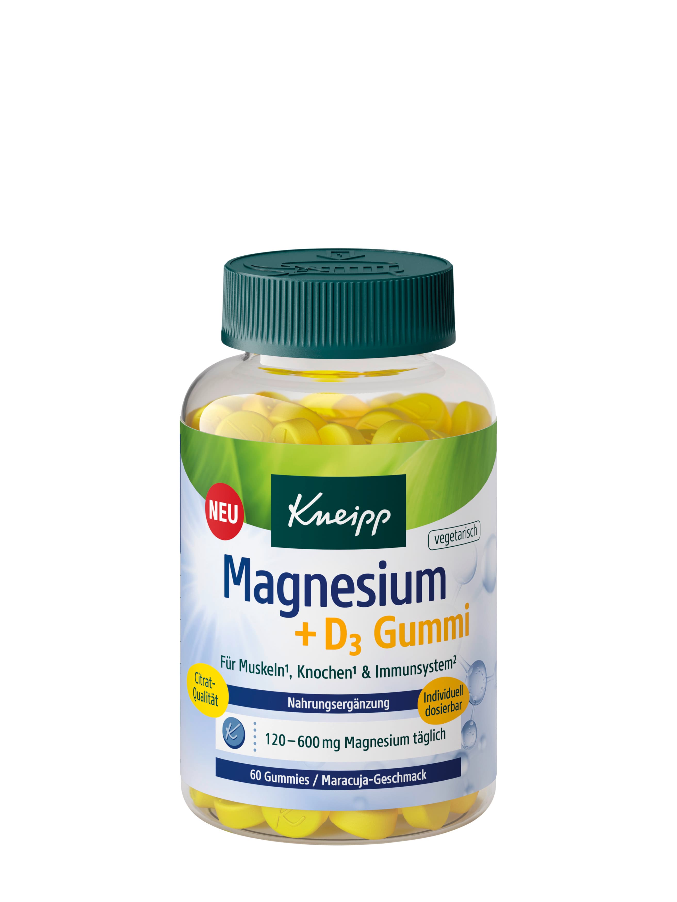 Kneipp Magnesium + D₃ Gummi