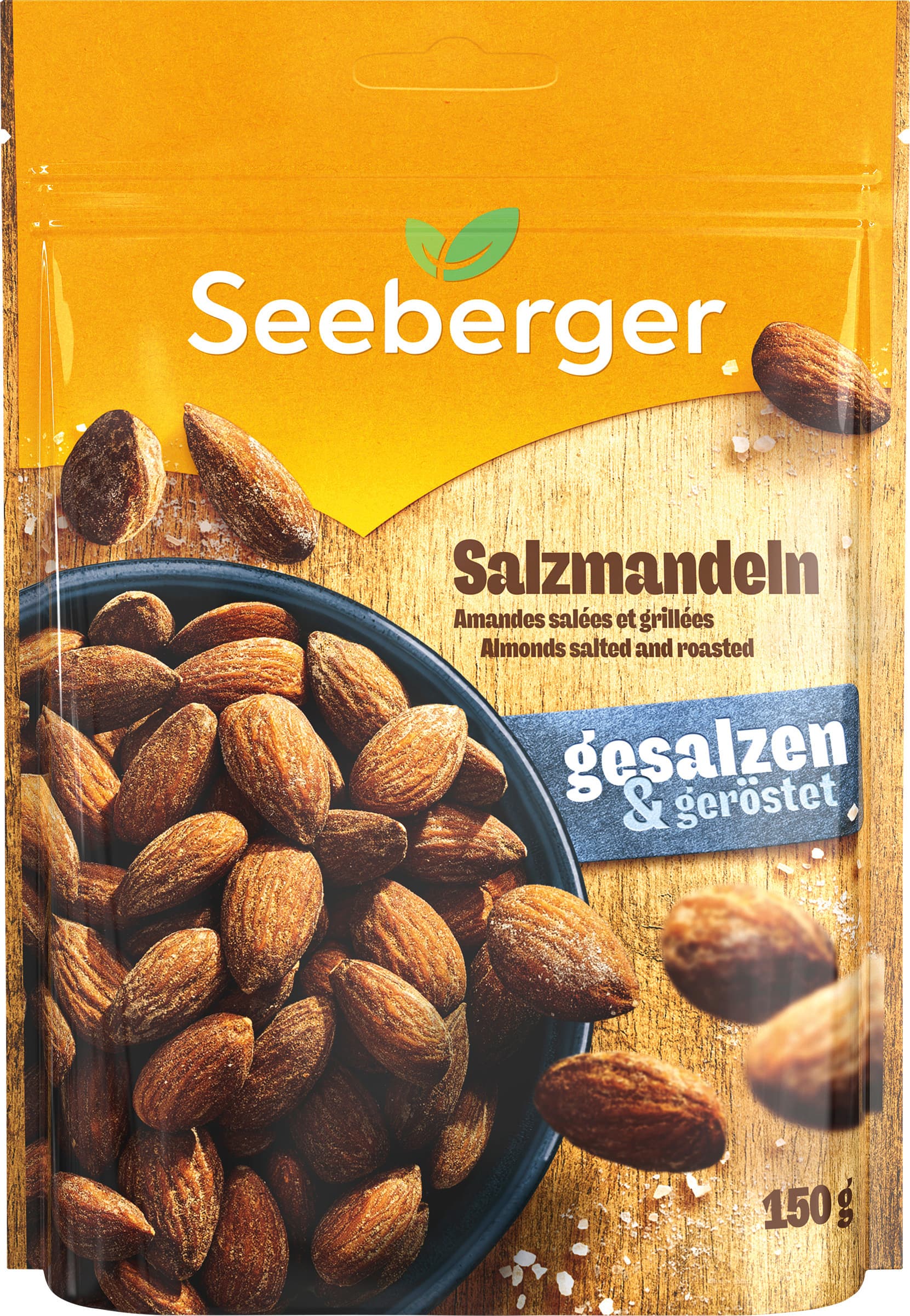 Almendras tostadas y saladas Seeberger