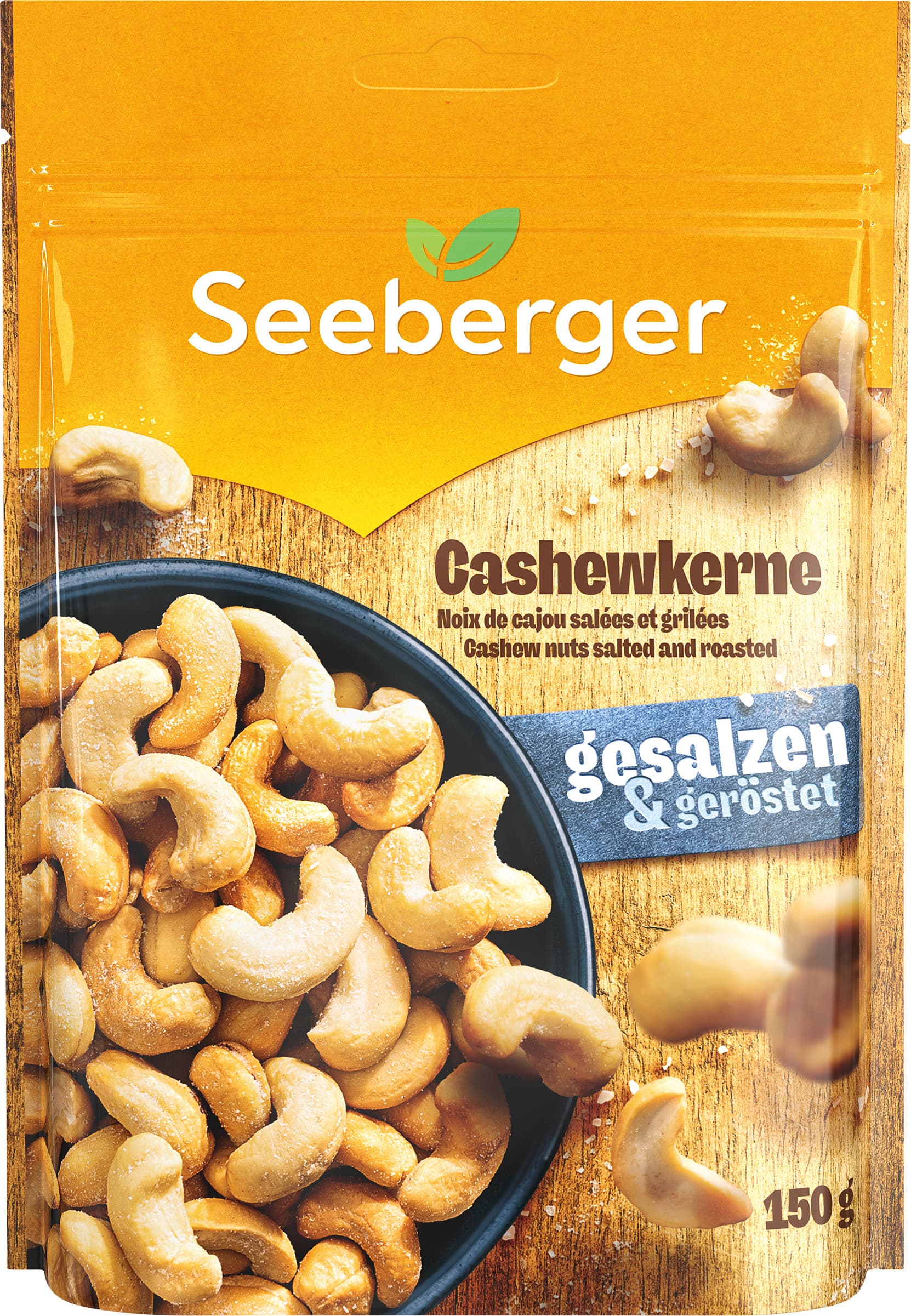 Seeberger Cashewkerne Geröstet Gesalzen