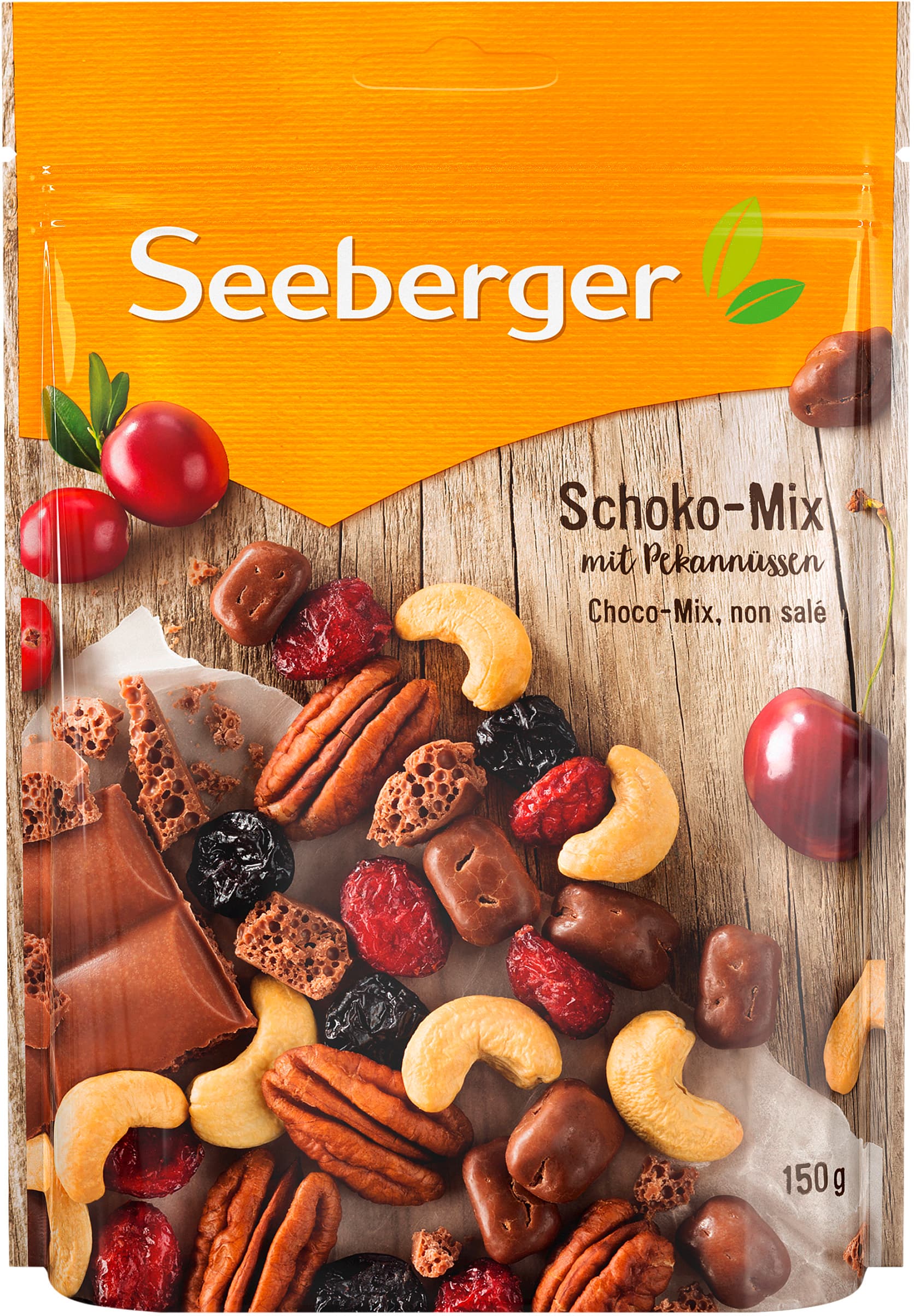 Seeberger Schoko-Mix mit Pekannüssen