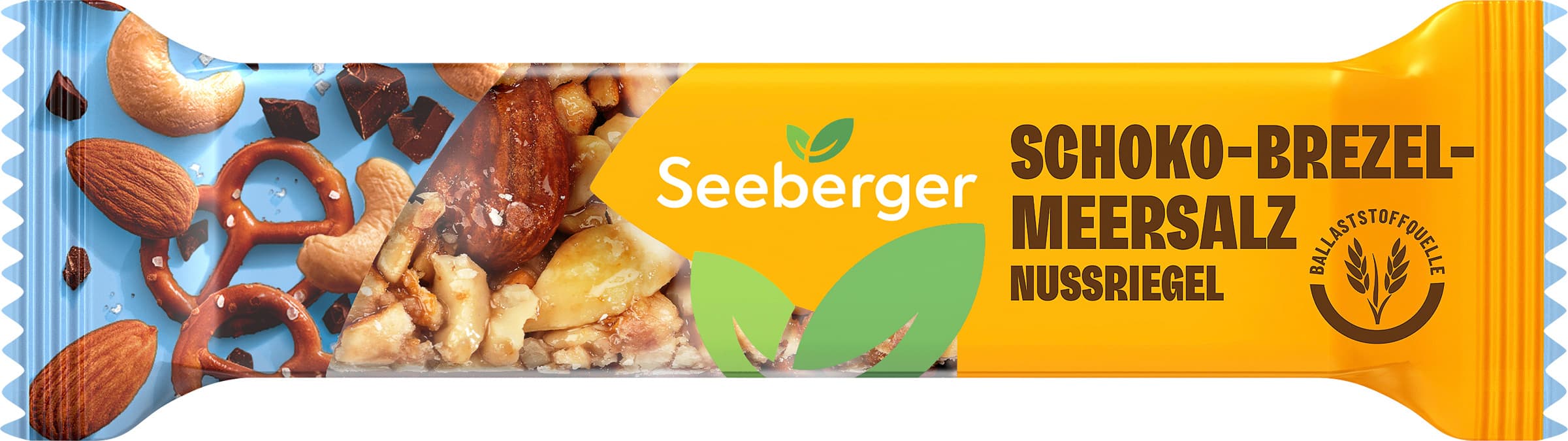 Seeberger Schoko-Brezel-Meersalz Nussriegel