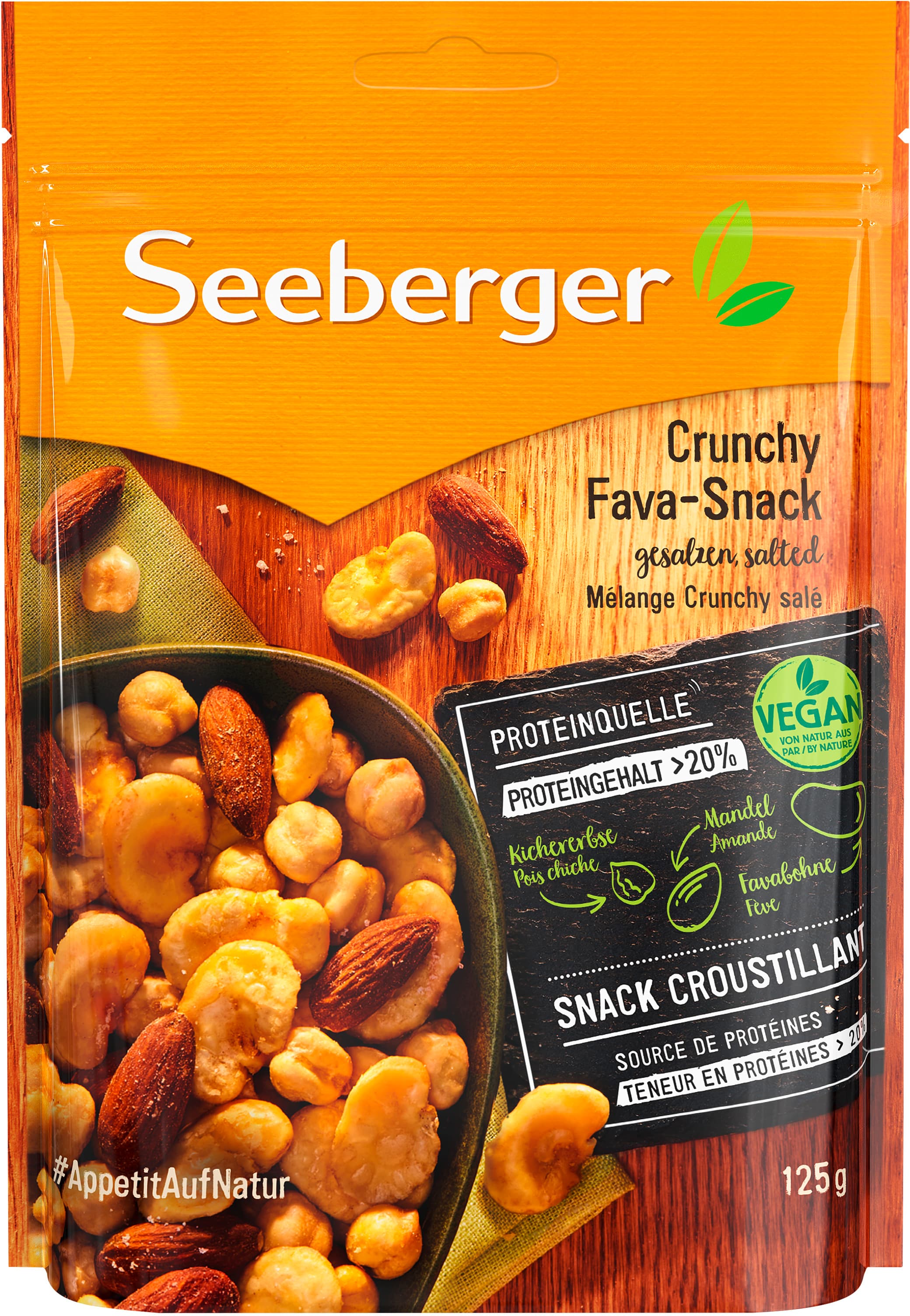 Seeberger Crunchy Fava-Snacks