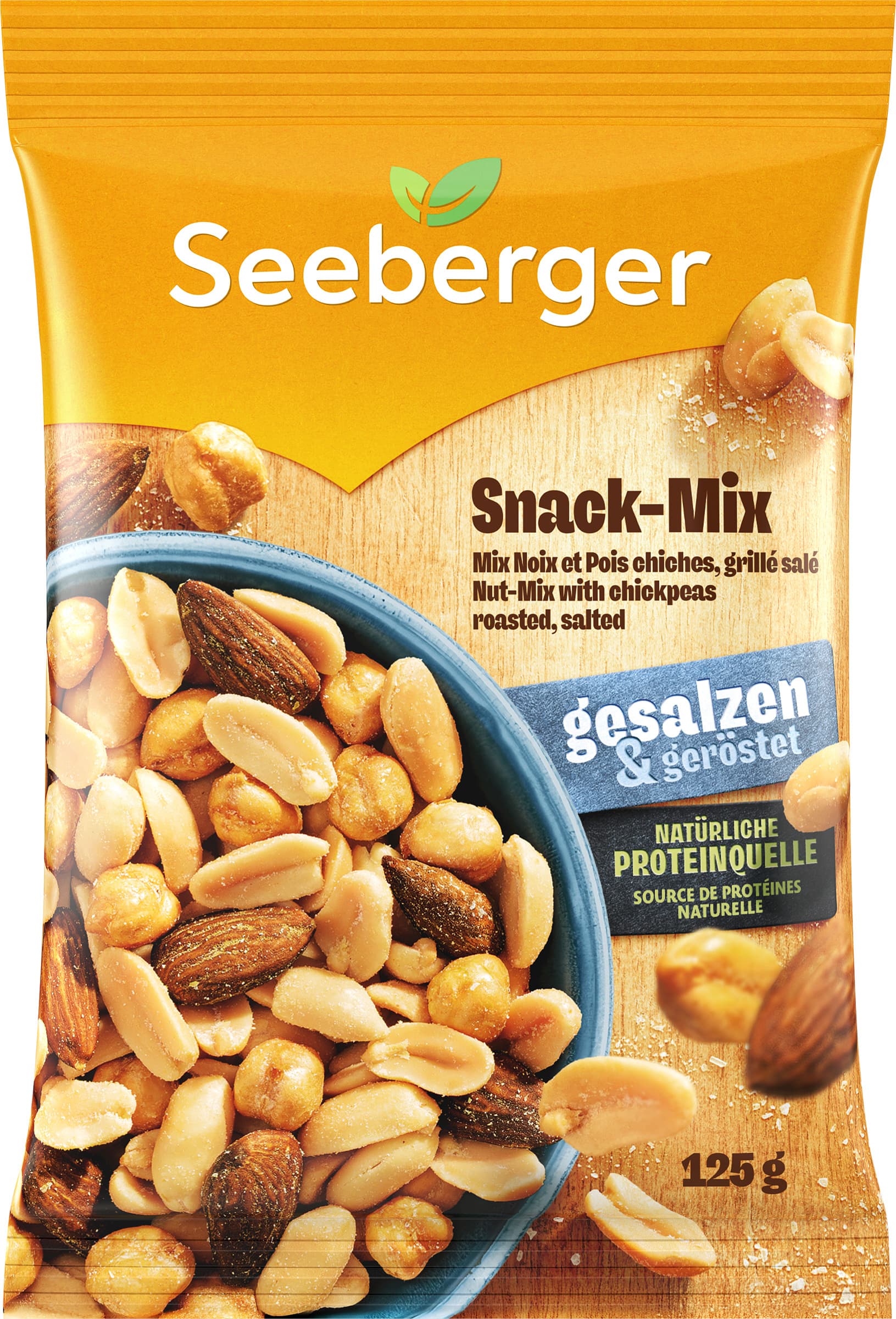 Seeberger Snack-Mix geröstet & gesalzen