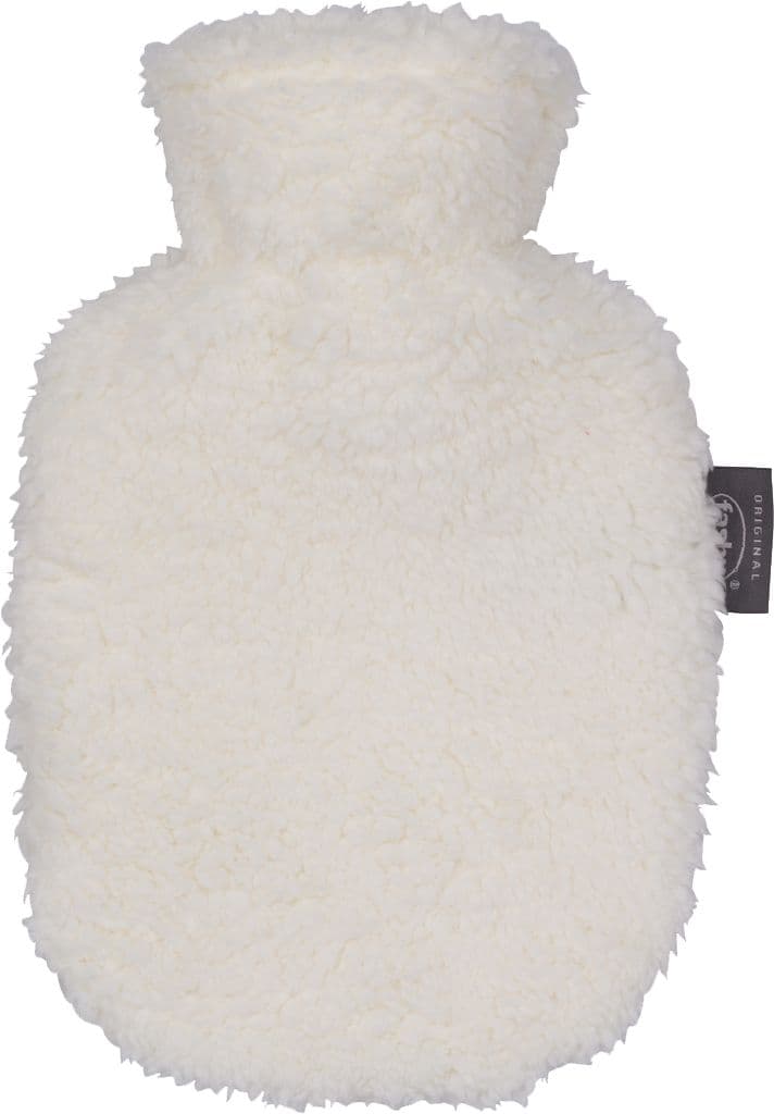 fashy Wärmflasche 0,8l mit Flauschbezug