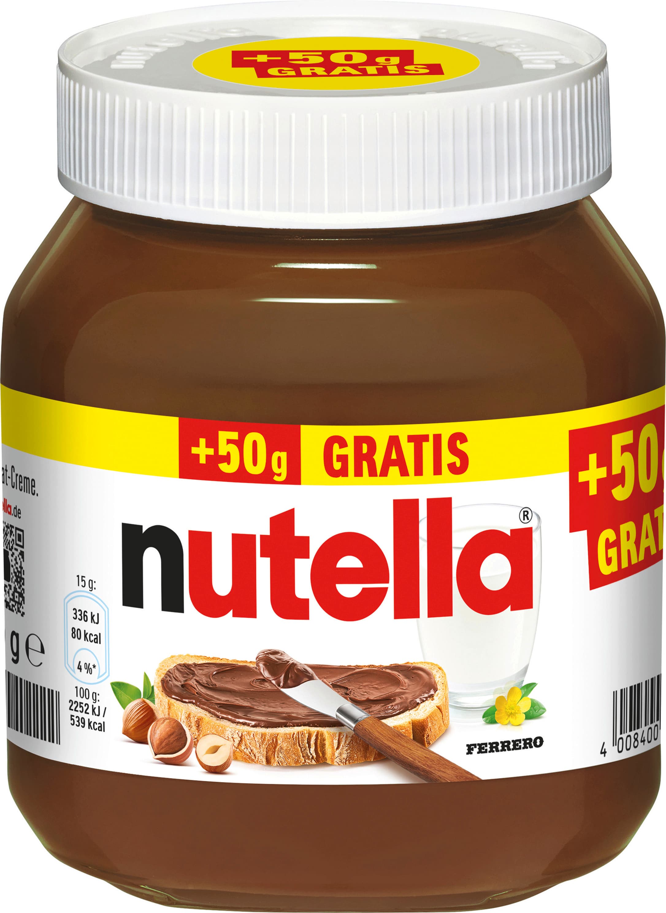 nutella Schoko-Haselnuss-Aufstrich