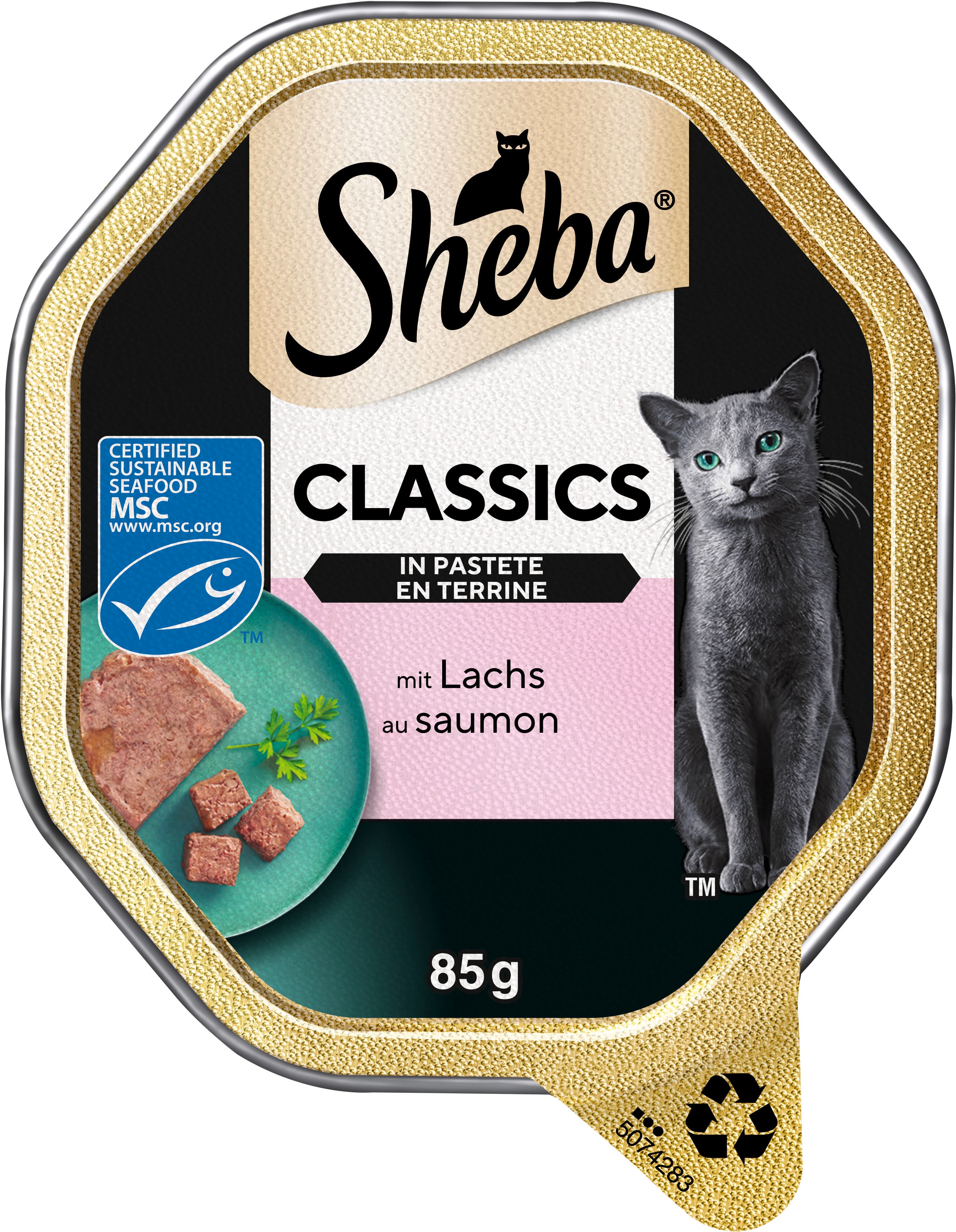 Sheba® Schale Classics in Pastete mit Lachs MSC