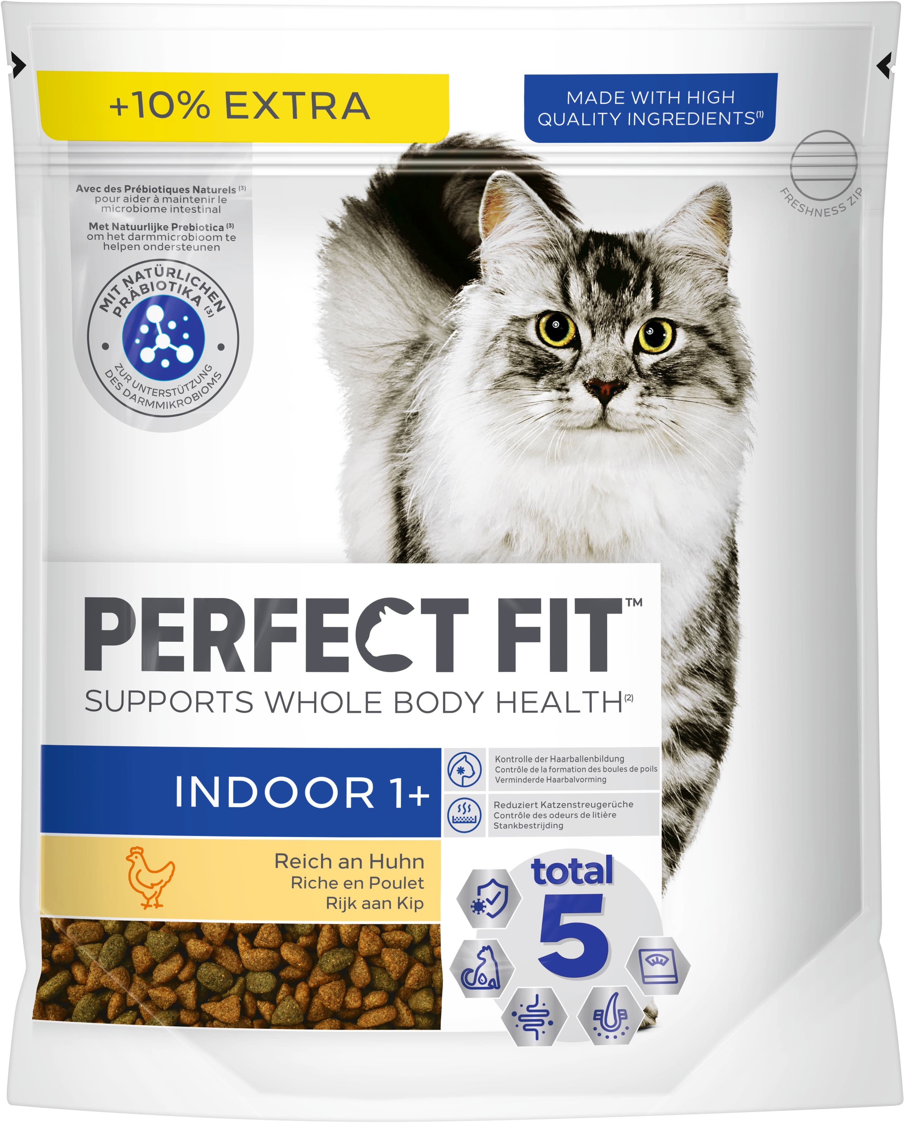 Perfect Fit™ Alimento seco para gatos Indoor 1+ con pollo (bolsa)
