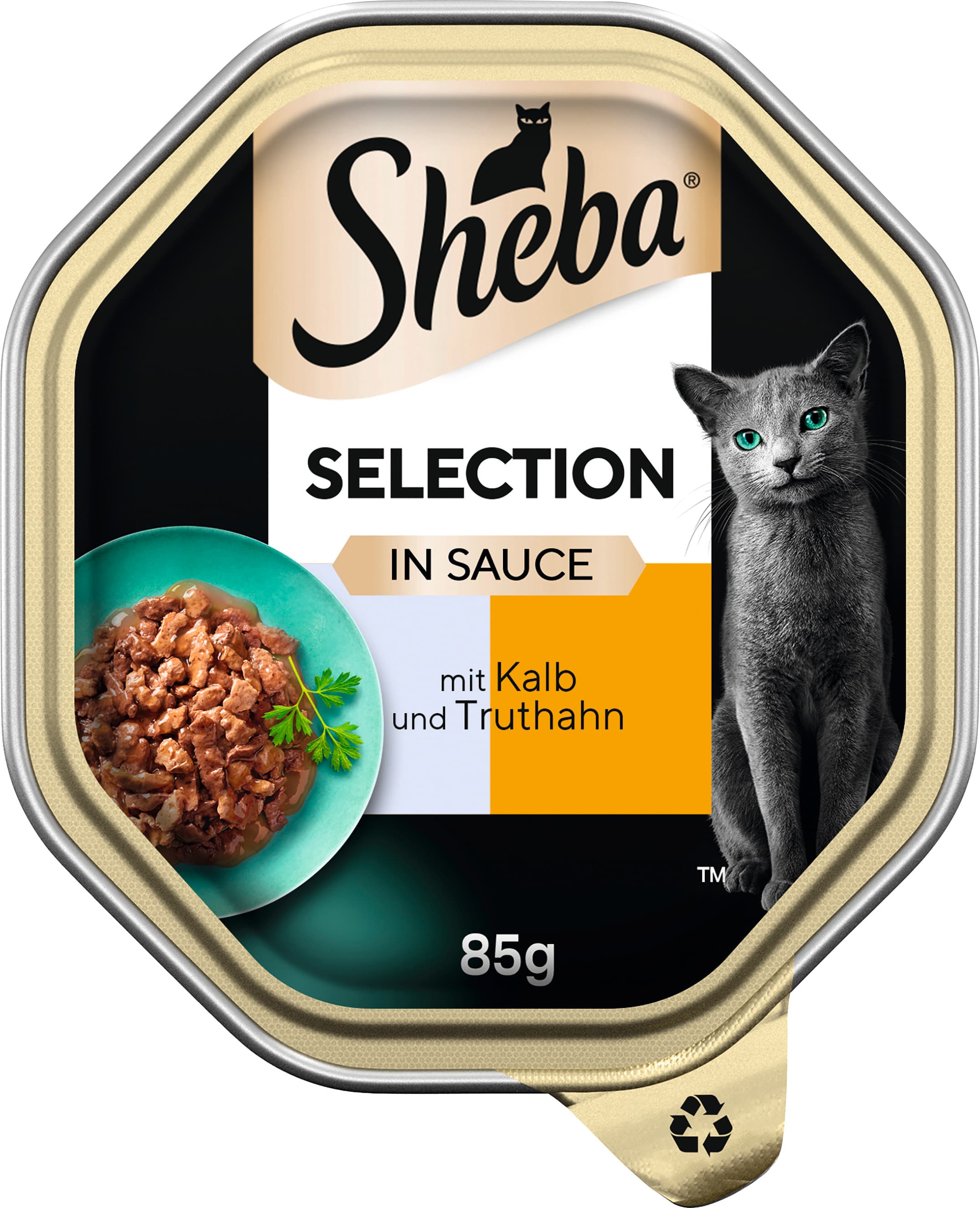 SHEBA® Schale Selection in Sauce mit Kalbshäppchen 85g