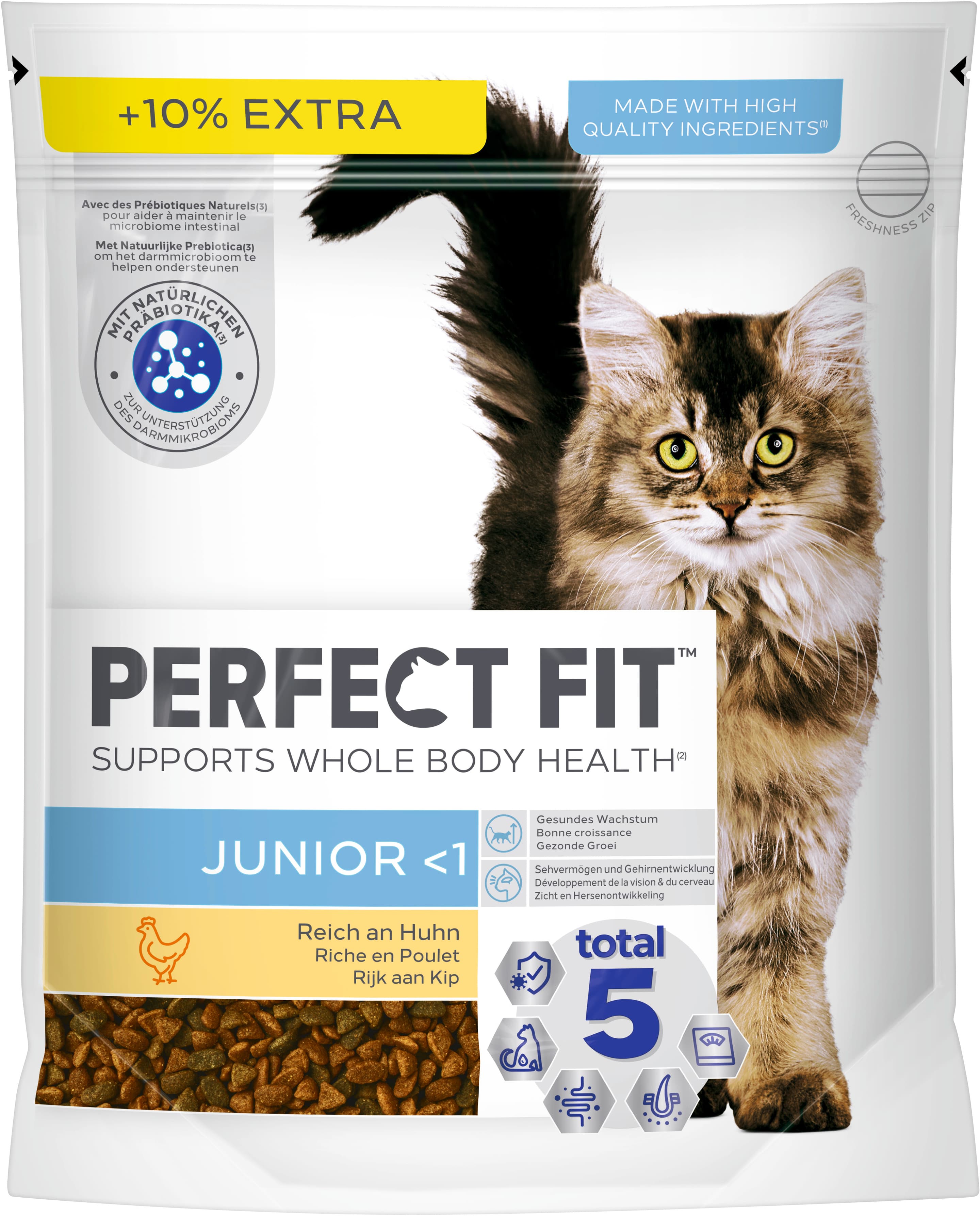 PERFECT FIT™ Comida seca para gatos Junior <1 con pollo (bolsa)