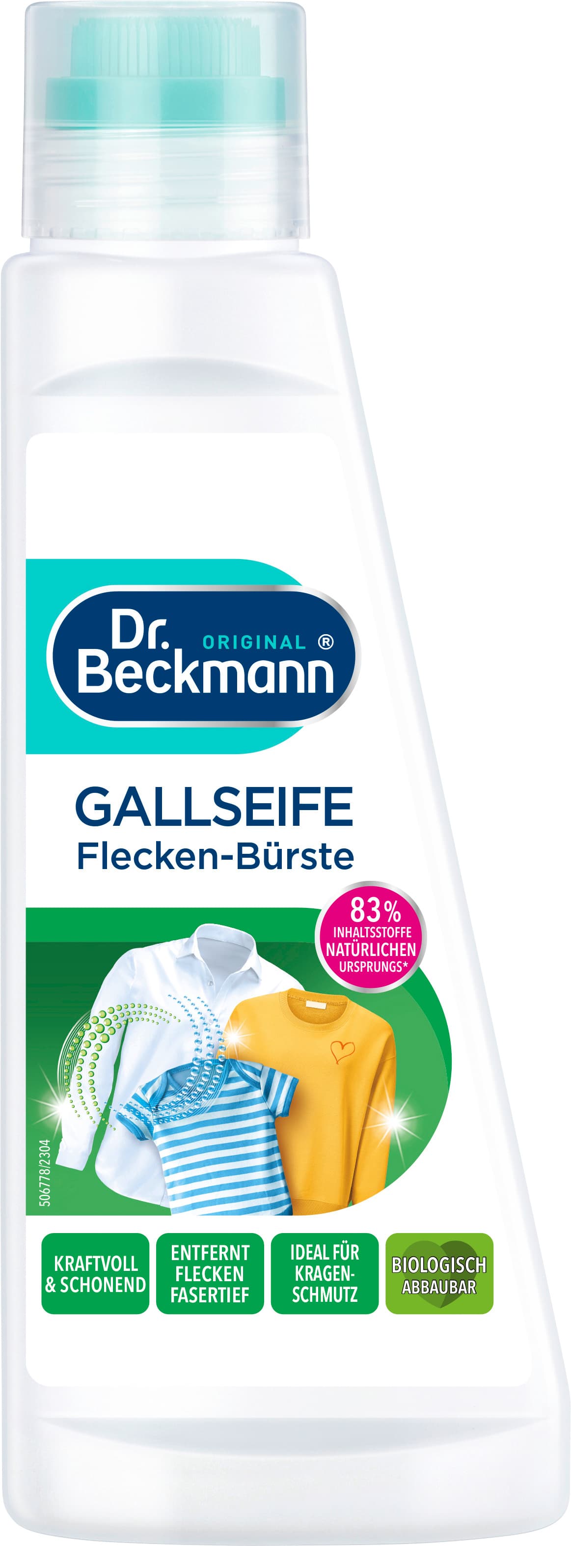 Dr. Beckmann Gallseife Flecken-Bürste